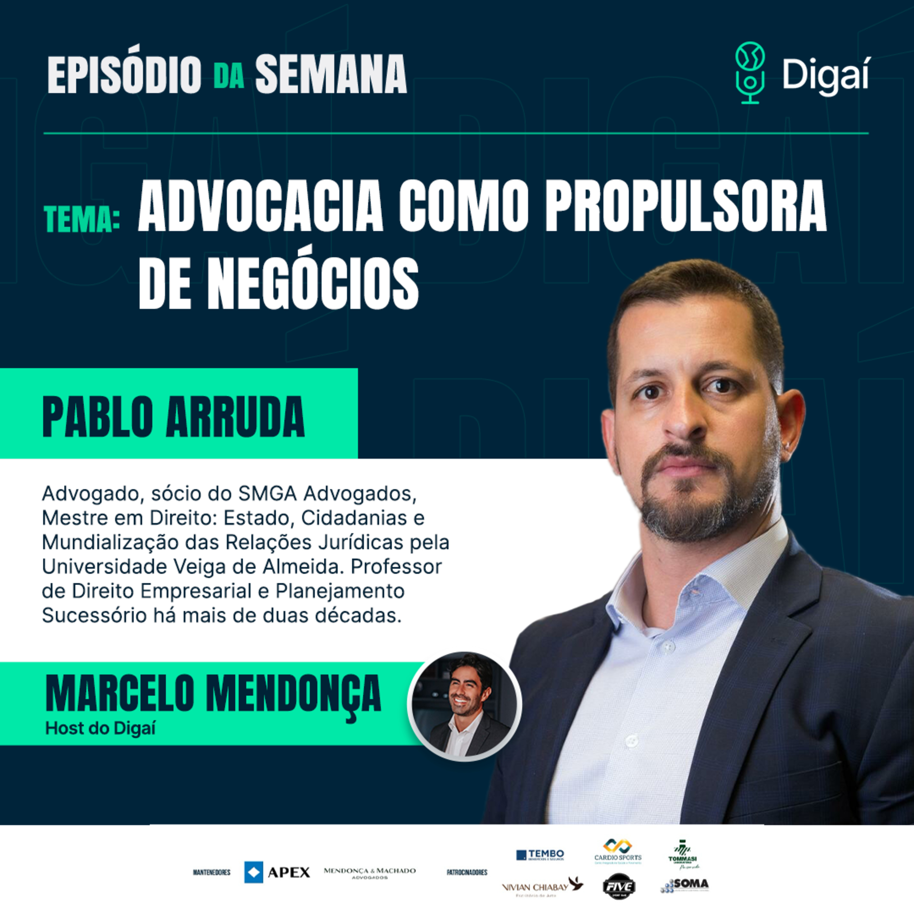  Episódio #130 - Pablo Arruda - Advocacia como propulsora de negócios episode artwork