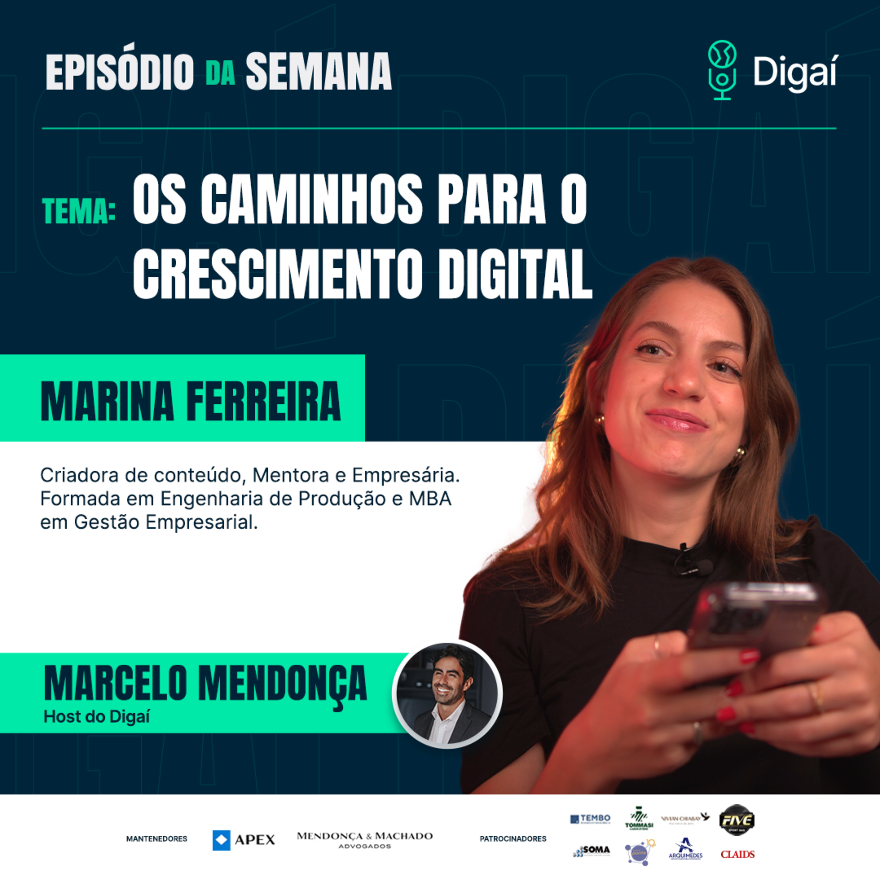 Episódio #149 - Marina Ferreira - Os caminhos para o crescimento digital episode artwork