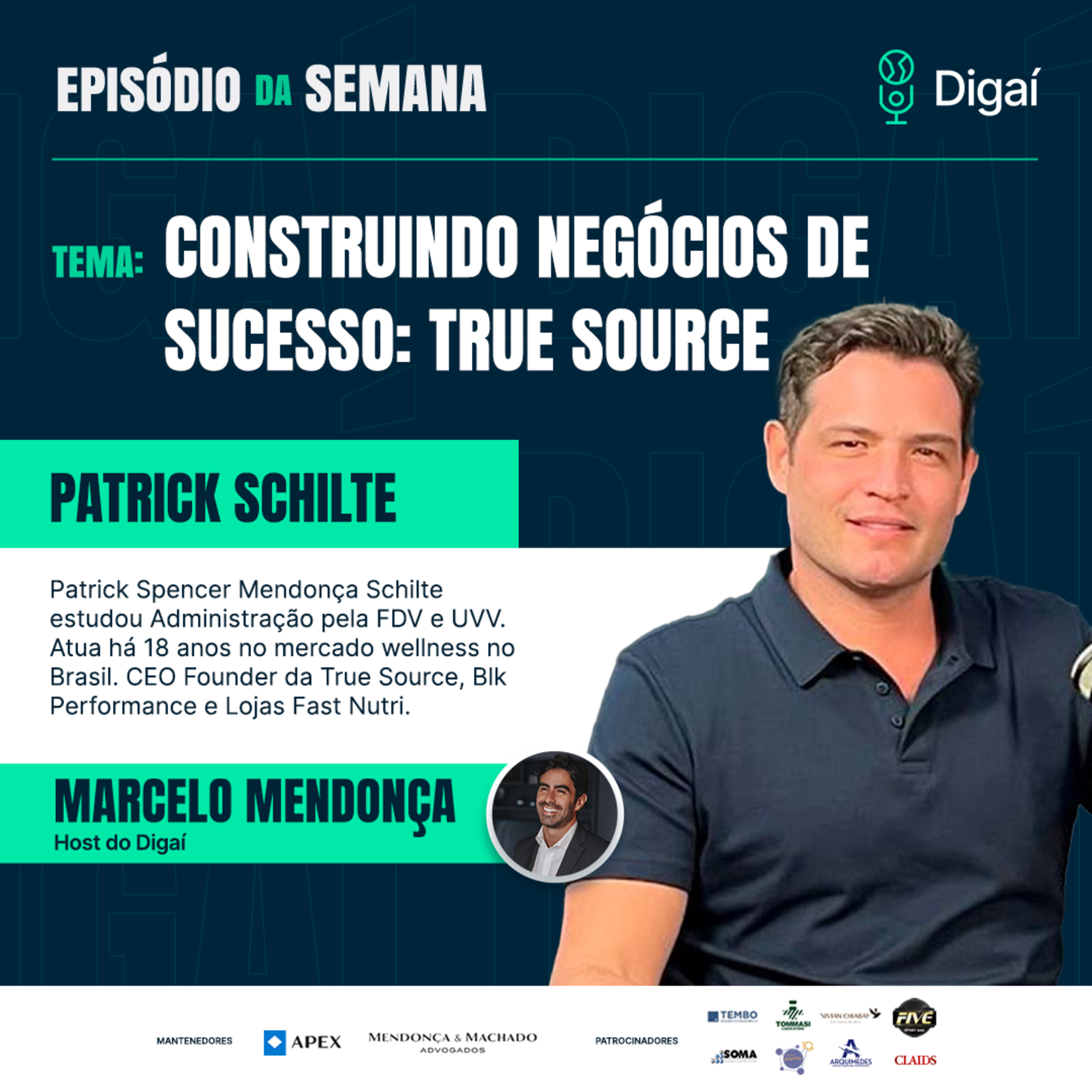 Episódio #156: Patrick Schilte | Construindo negócios de sucesso: True Source episode artwork