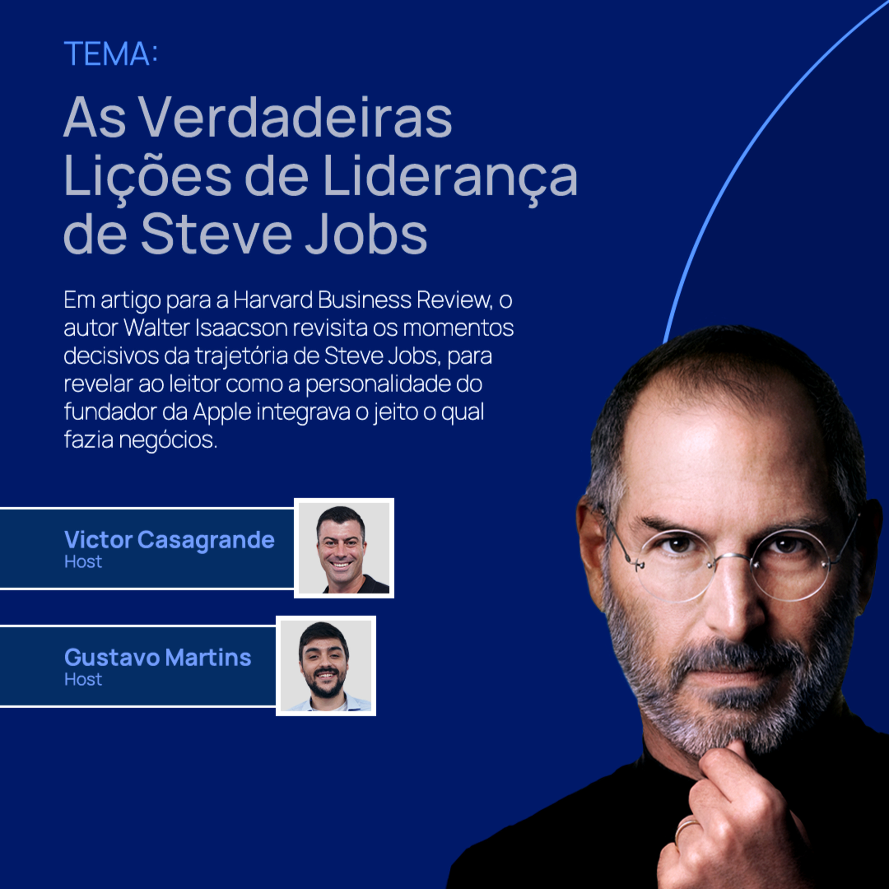 As Verdadeiras Lições de Liderança de Steve Jobs | Vida Intelectual #01  episode artwork