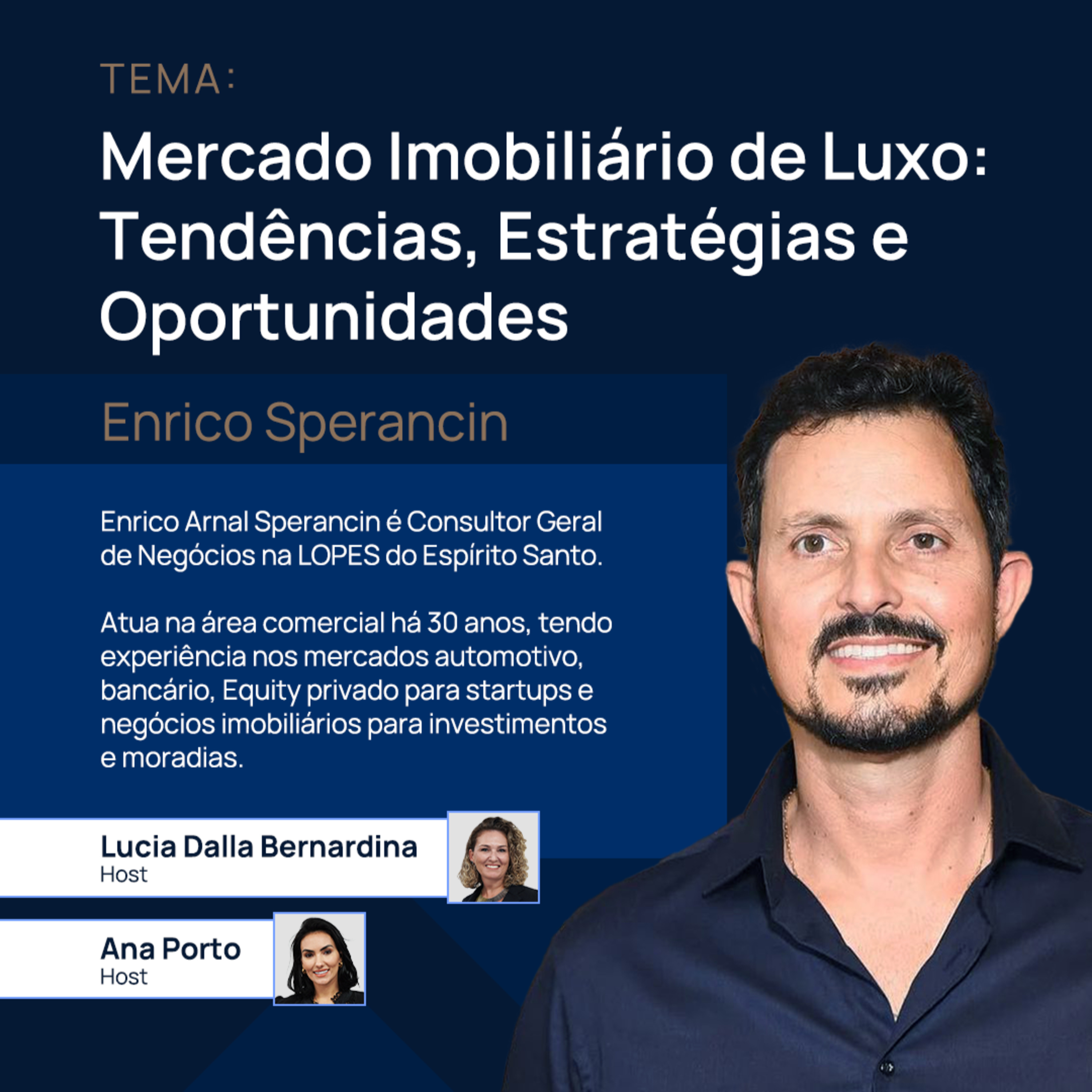 Enrico Sperancin | Mercado Imobiliário de Luxo: Tendências e Estratégias | YouInvestor #04 episode artwork