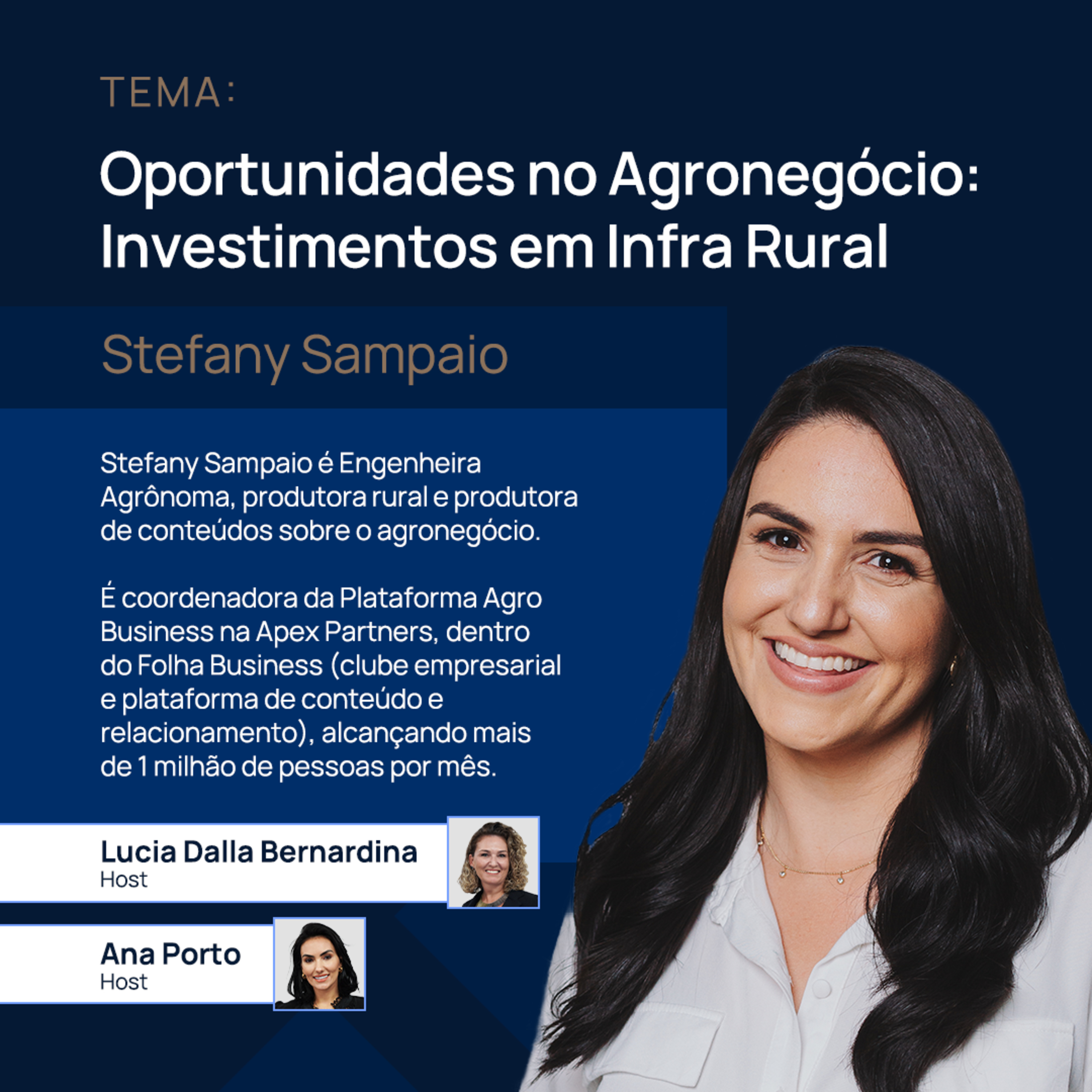 Stefany Sampaio | Oportunidades no Agronegócio: Investimentos em Infra Rural | YouInvestor #09 episode artwork