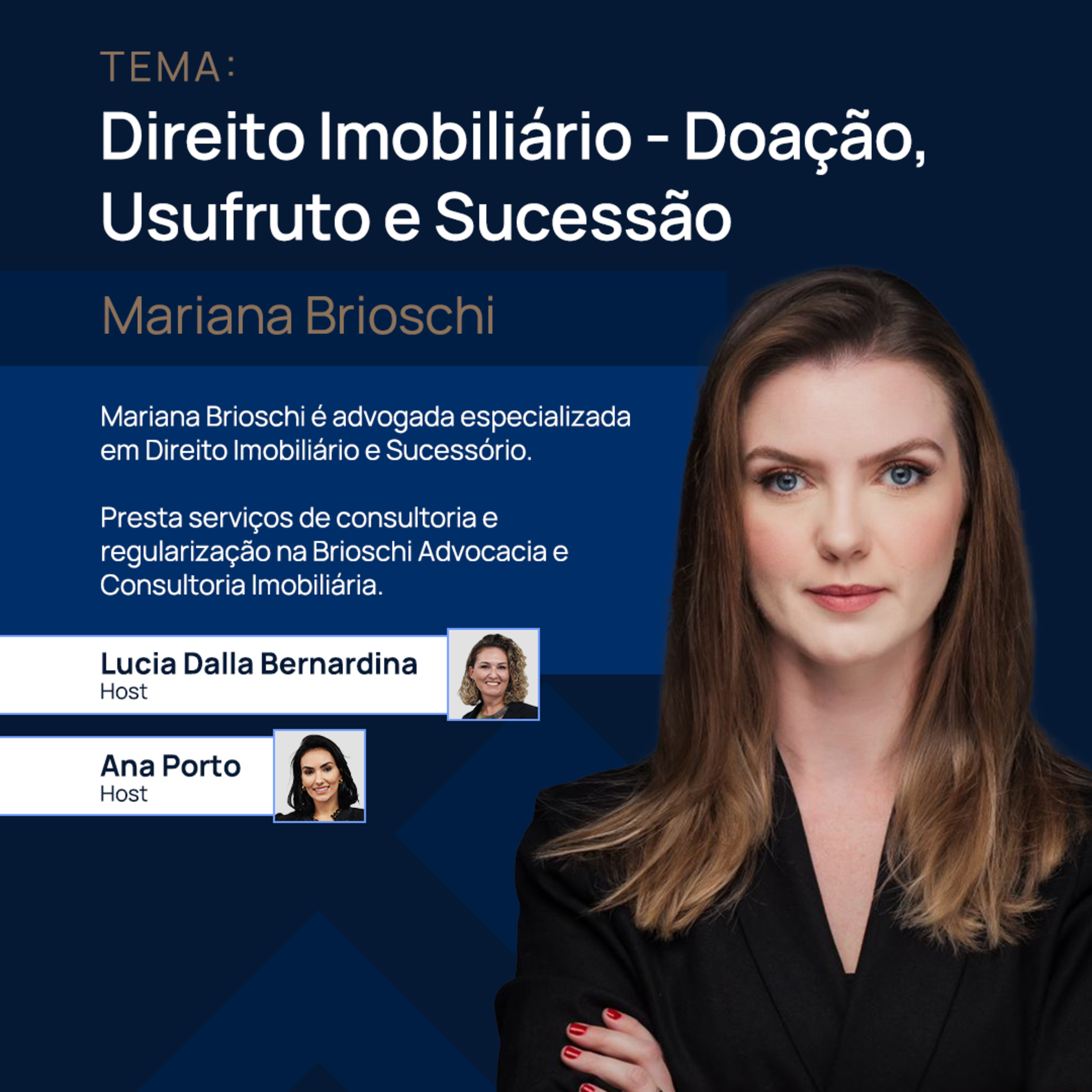 Mariana Brioschi | Direito Imobiliário - Doação, Usufruto e Sucessão | YouInvestor #15 episode artwork