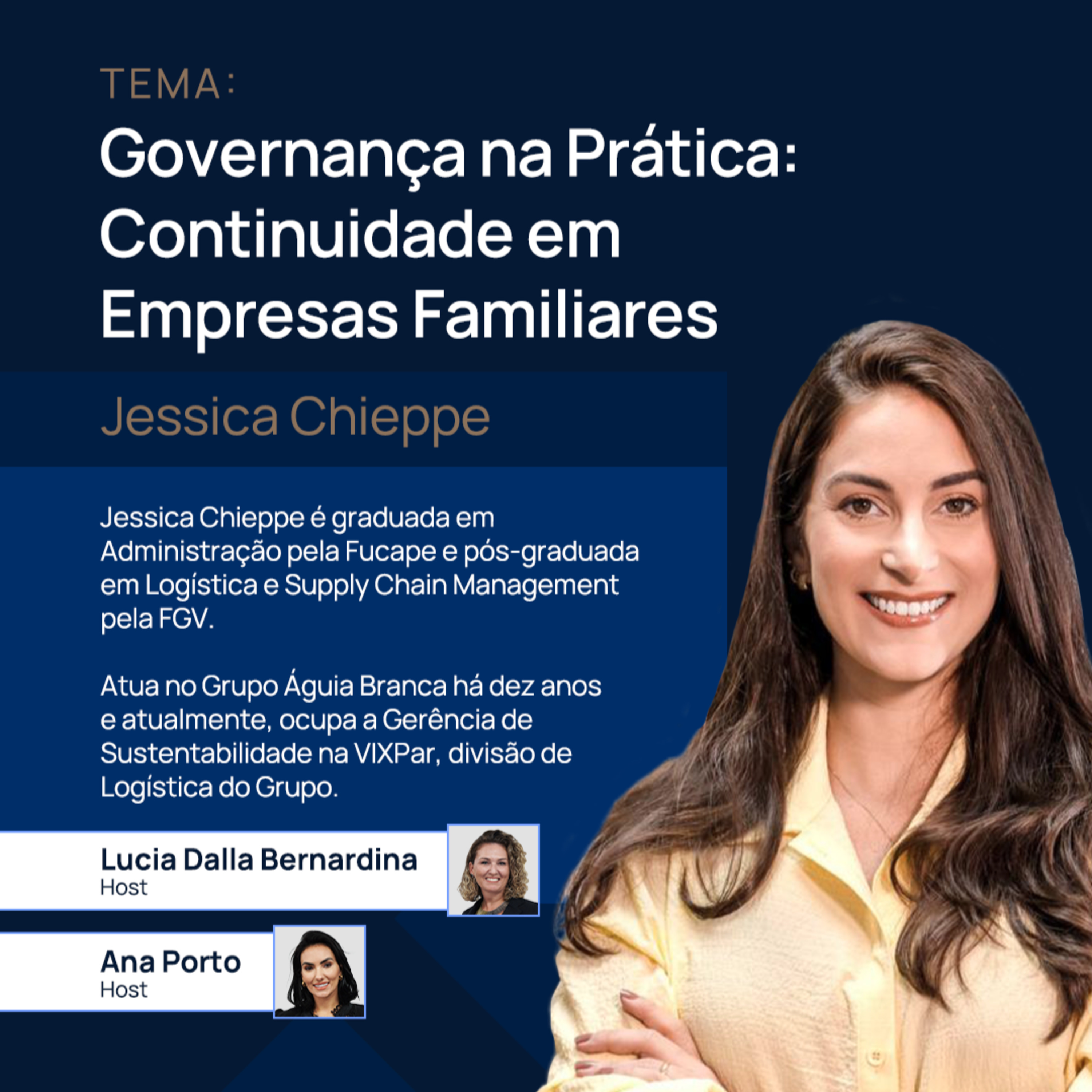 Jessica Chieppe | Governança na Prática: Continuidade em Empresas Familiares | YouInvestor #17 episode artwork