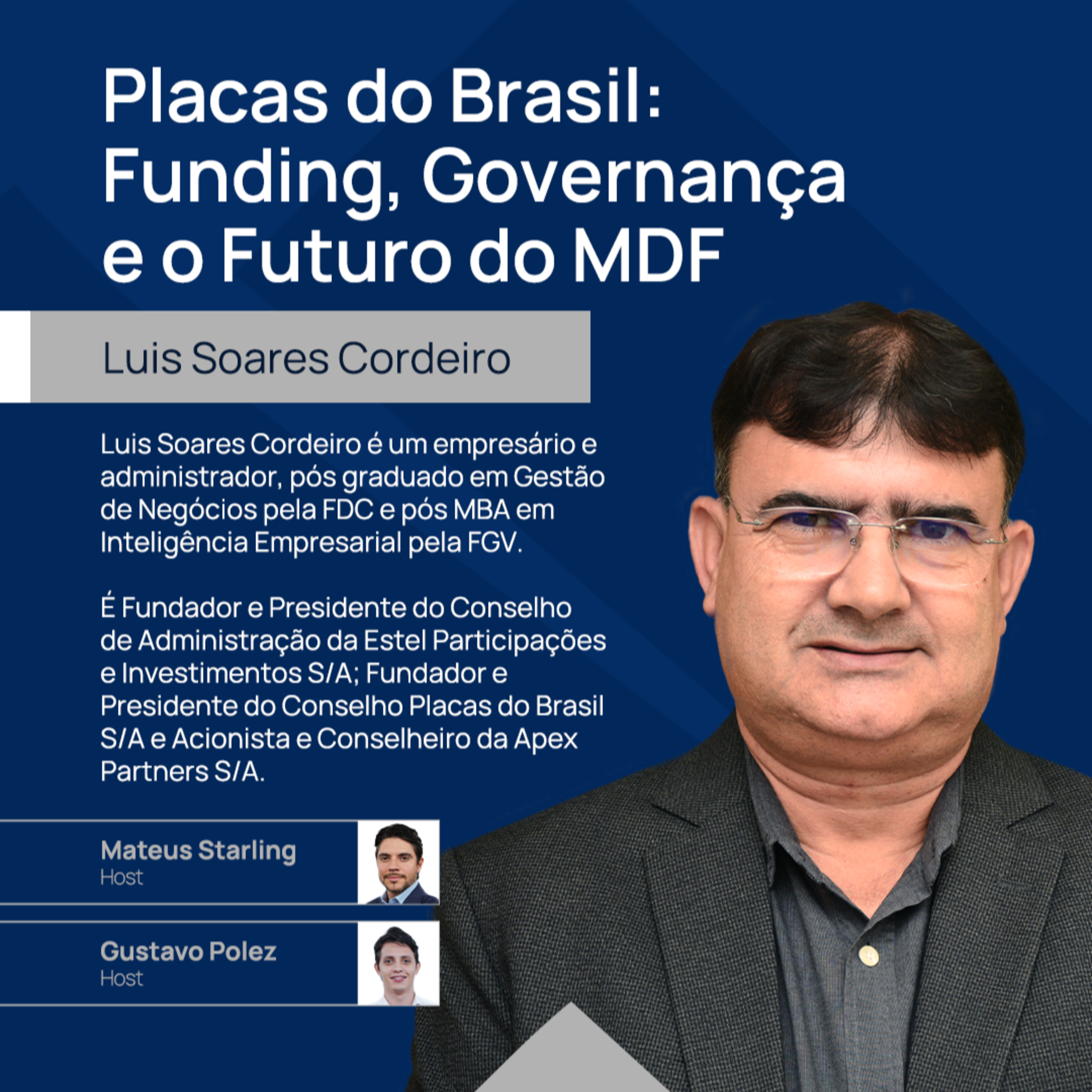 Luis Cordeiro | Placas do Brasil: Funding, Governança e o Futuro do MDF | Trilha da Prosperidade #08 episode artwork