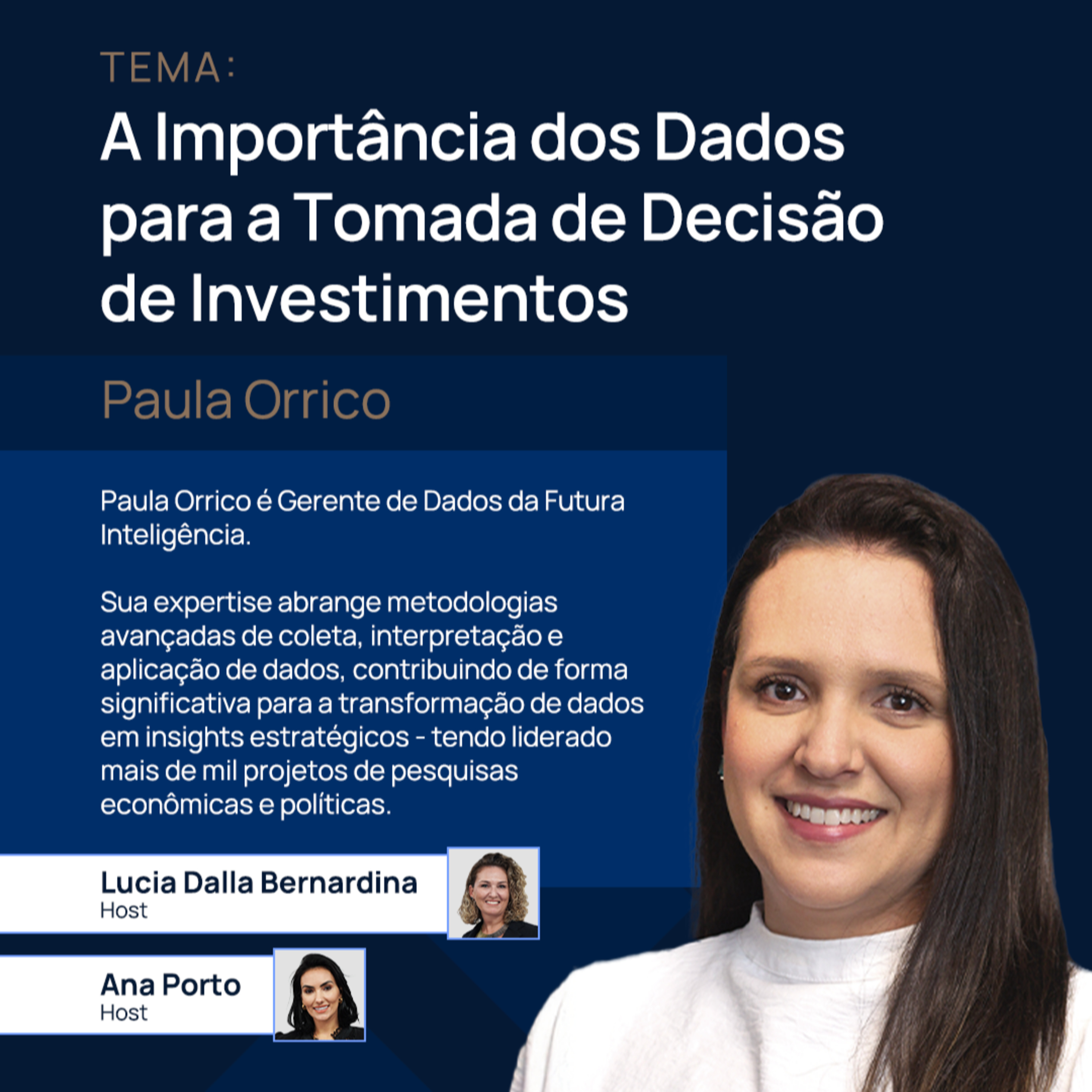 Paula Orrico | A Importância dos Dados para a Tomada de Decisão de Investimentos | YouInvestor #19 episode artwork