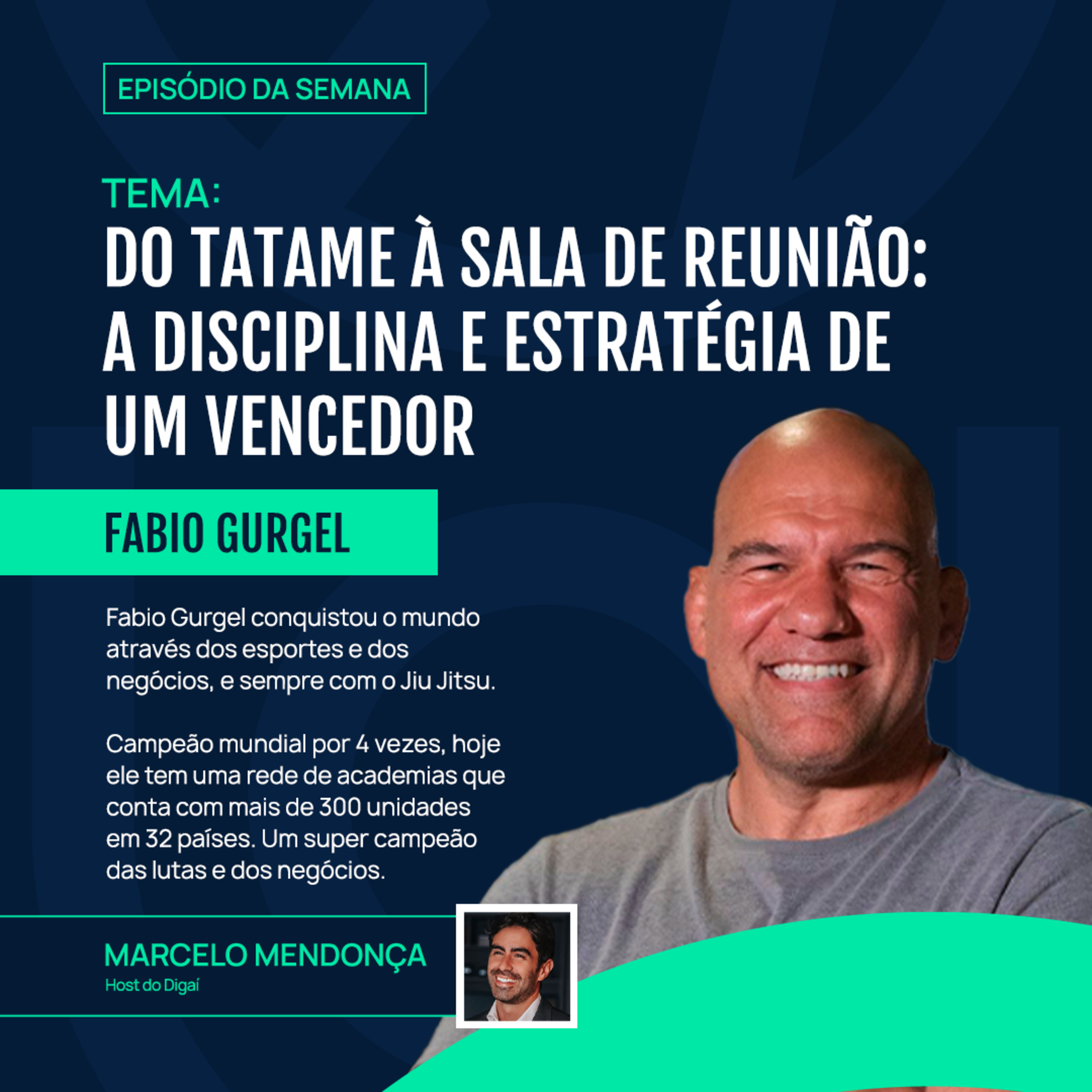Fabio Gurgel | Do Tatame à Sala de Reunião: A Estratégia de um Vencedor | Podcast Digaí #192 episode artwork