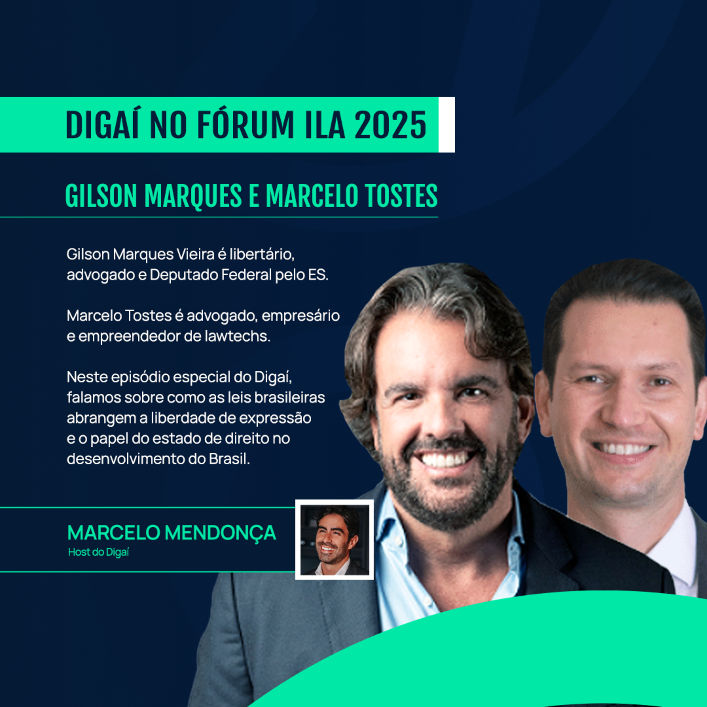 Gilson Marques e Marcelo Tostes | Digaí no Fórum Liberdade e Democracia #03 episode artwork