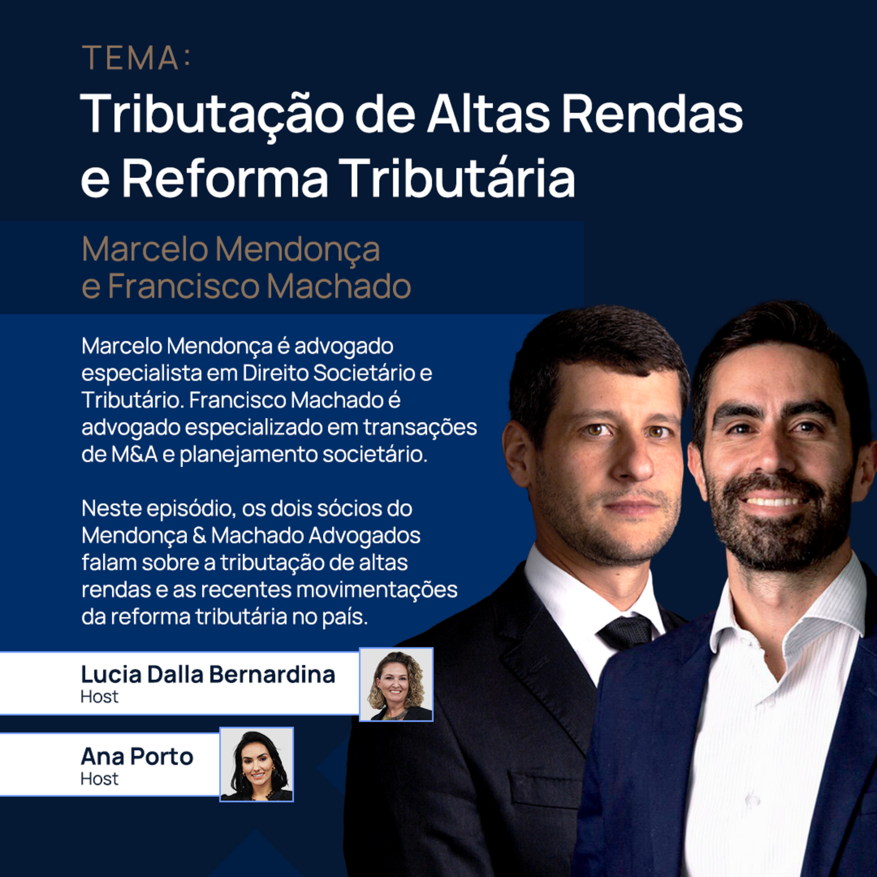 Tributação de Altas Rendas e Reforma Tributária | Mendonça e Machado | YouInvestor #28 episode artwork