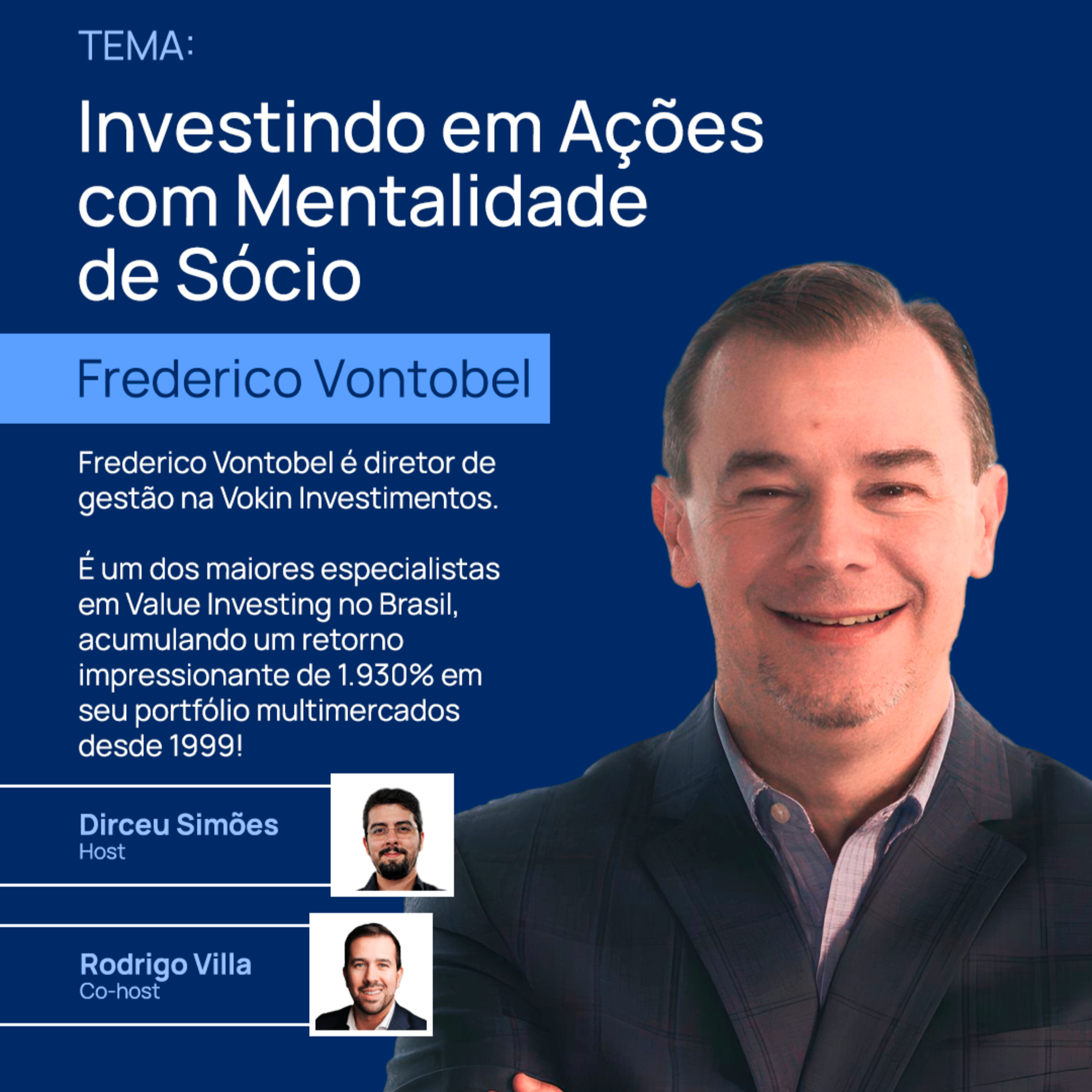 Frederico Vontobel | Investindo em Ações com Mentalidade de Sócio | Market Lab #24 episode artwork