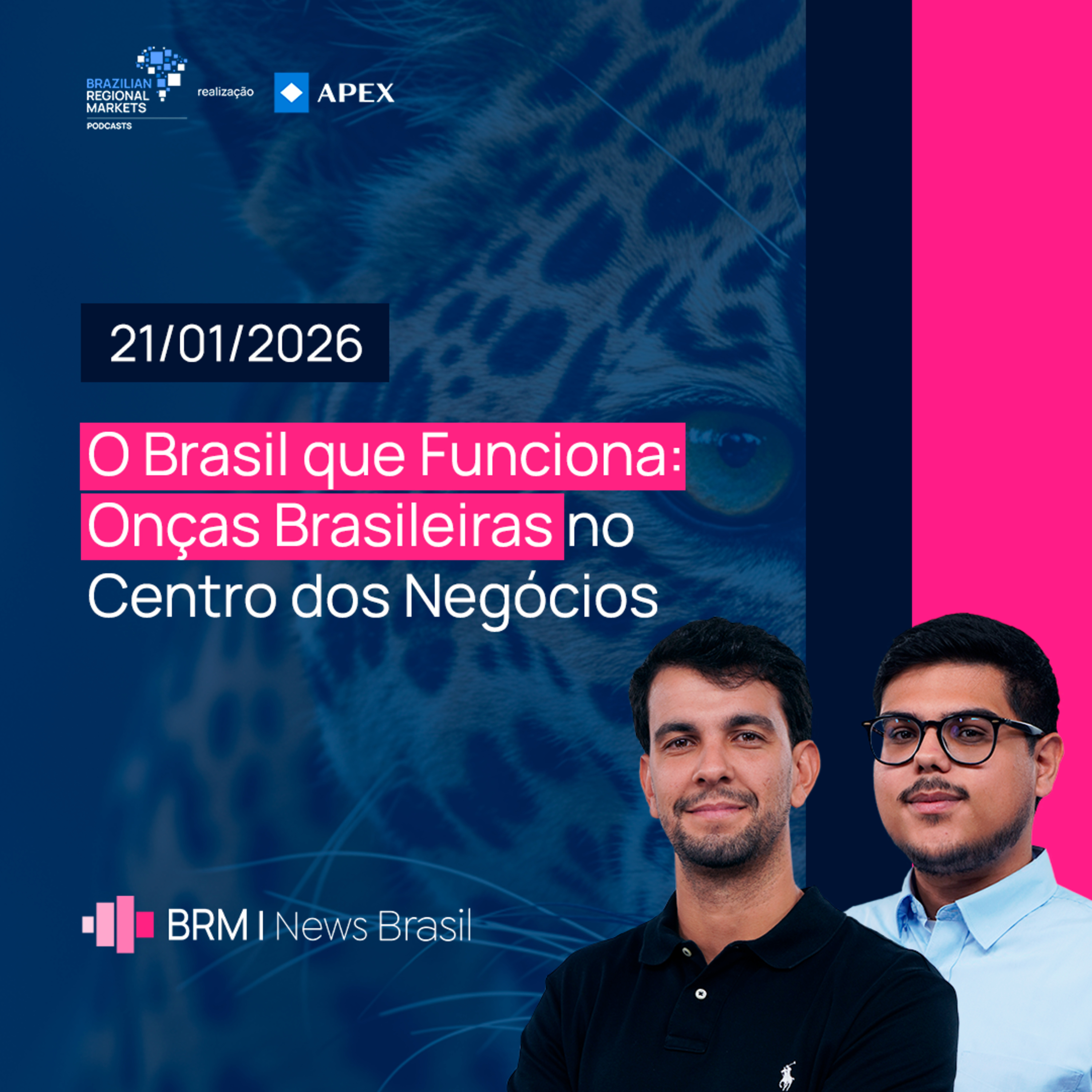 O Brasil que Funciona: Onças Brasileiras no Centro dos Negócios | BRM News - 21/01/2026 episode artwork