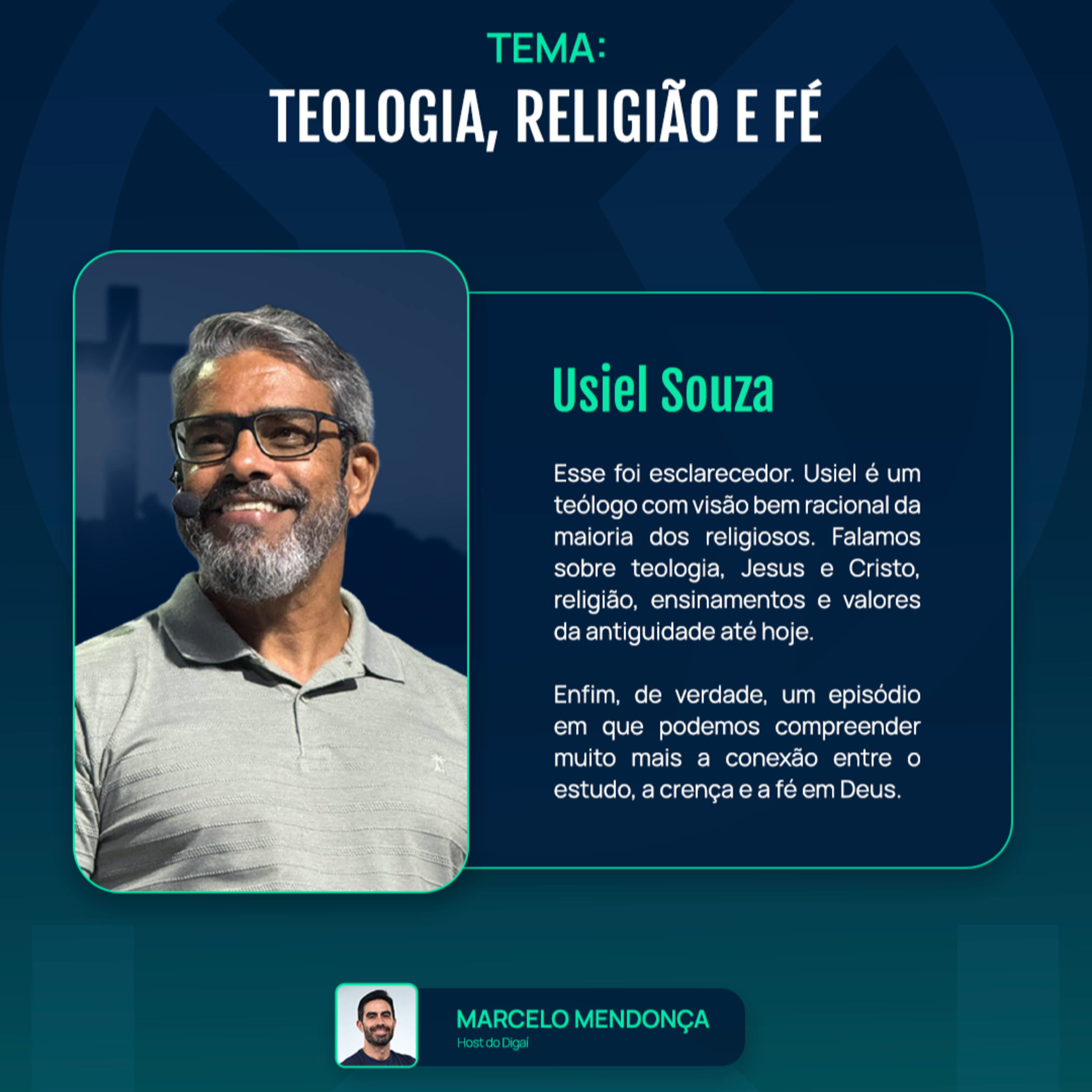Usiel Souza | Teologia, Religião e Fé | Podcast Digaí #213 episode artwork