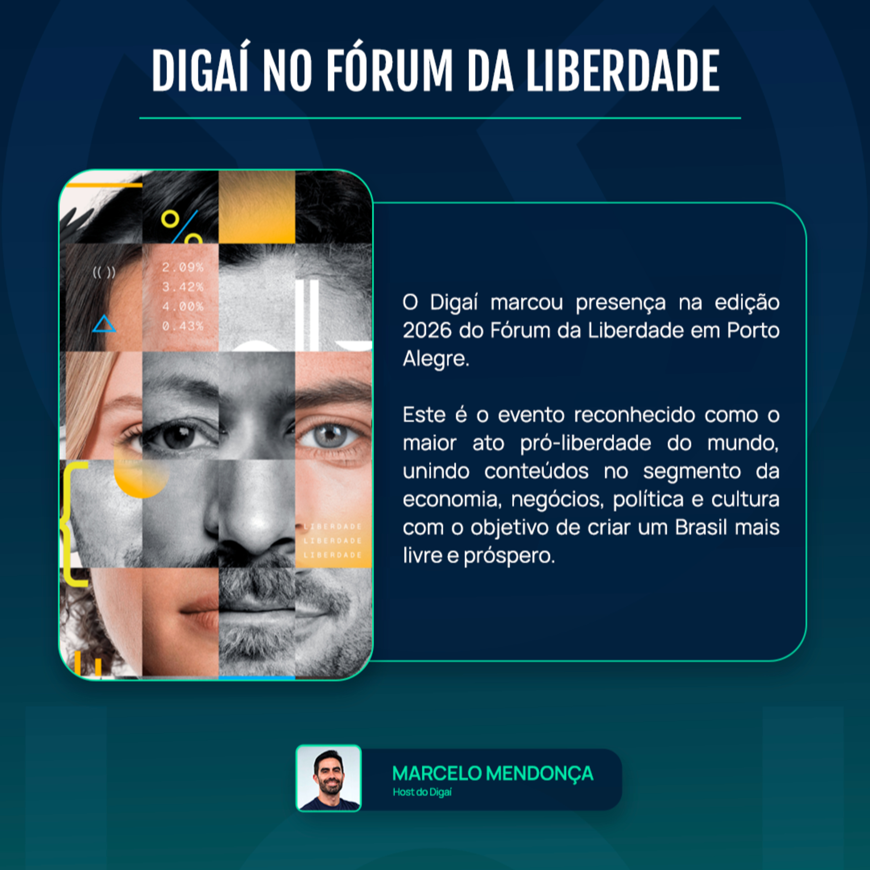 Digaí no Fórum da Liberdade 2026 episode artwork