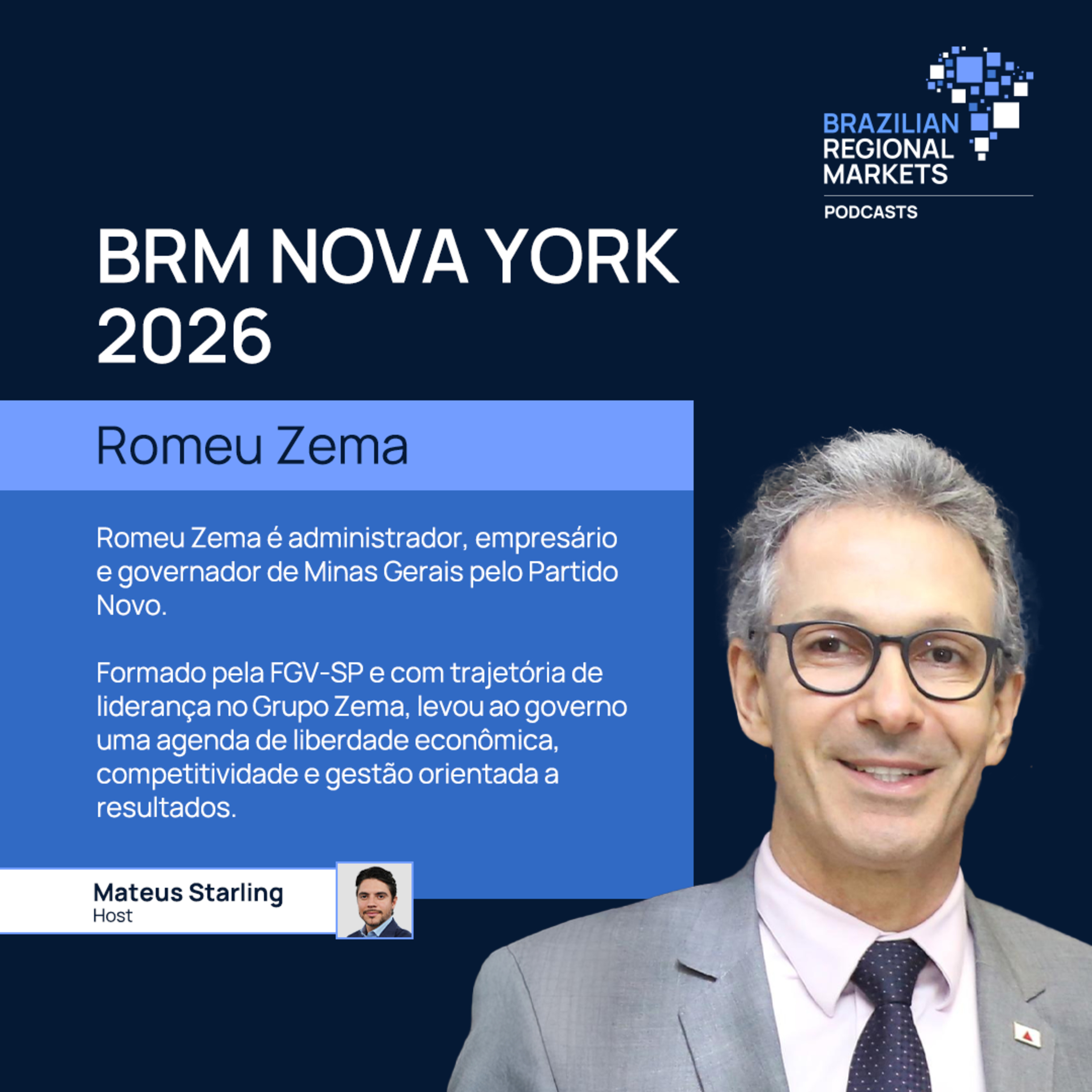 Romeu Zema | BRM em Nova York 2026 episode artwork