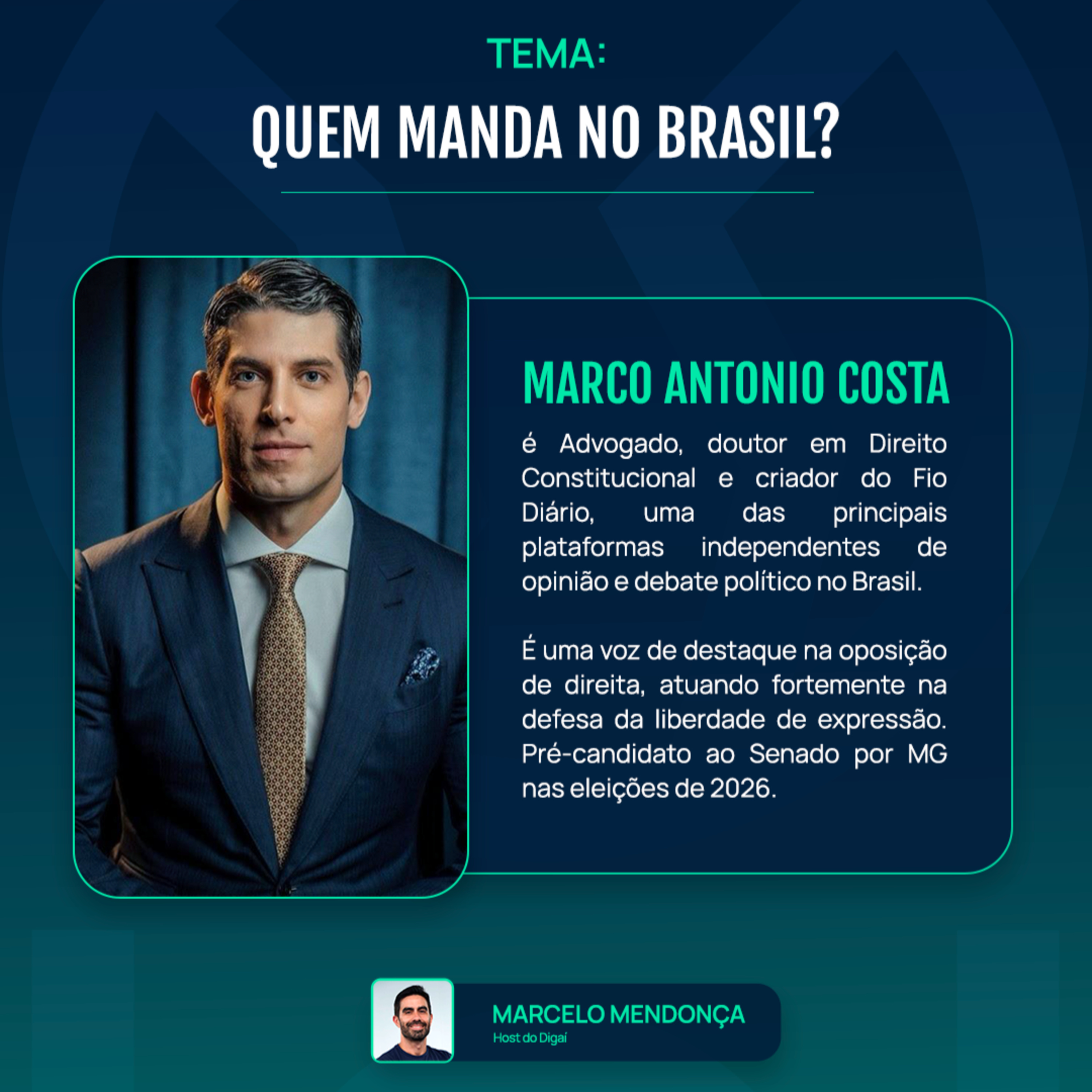 Por Que O Mercado De Pós-Graduação É UMA FRAUDE No Brasil? - Marco Antônio Costa | Digaí #219 episode artwork