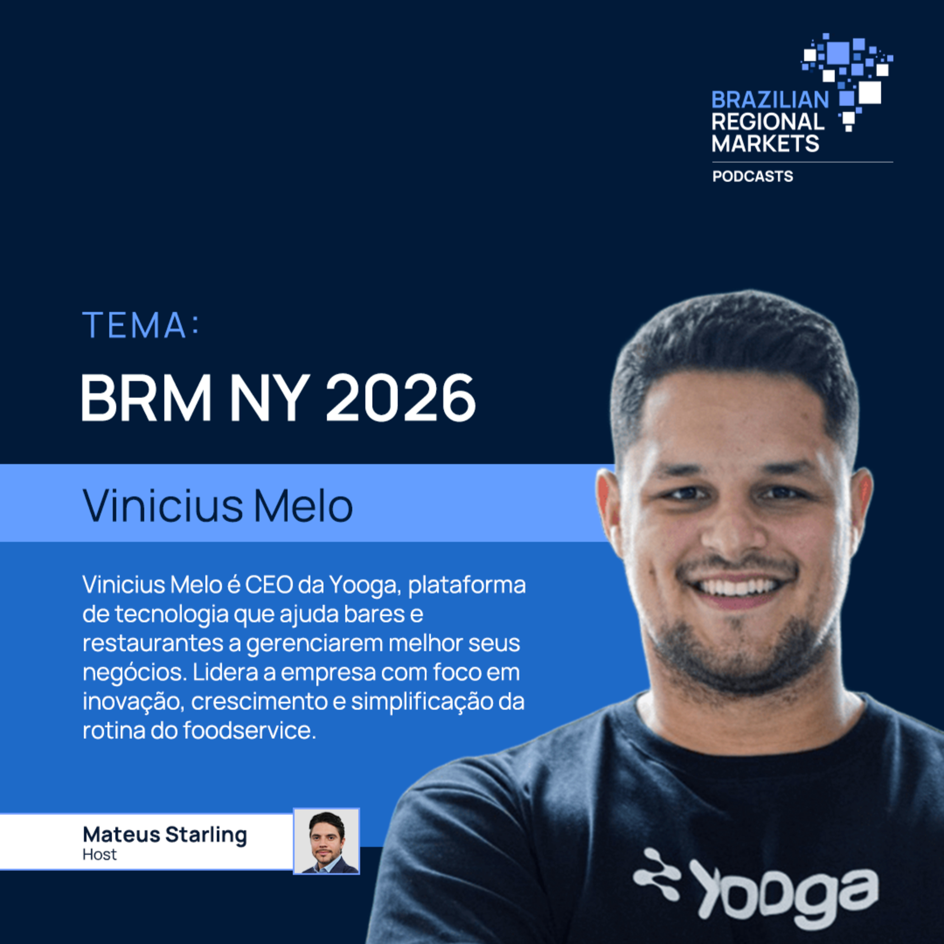 Vinicius Melo | BRM em Nova York 2026 episode artwork