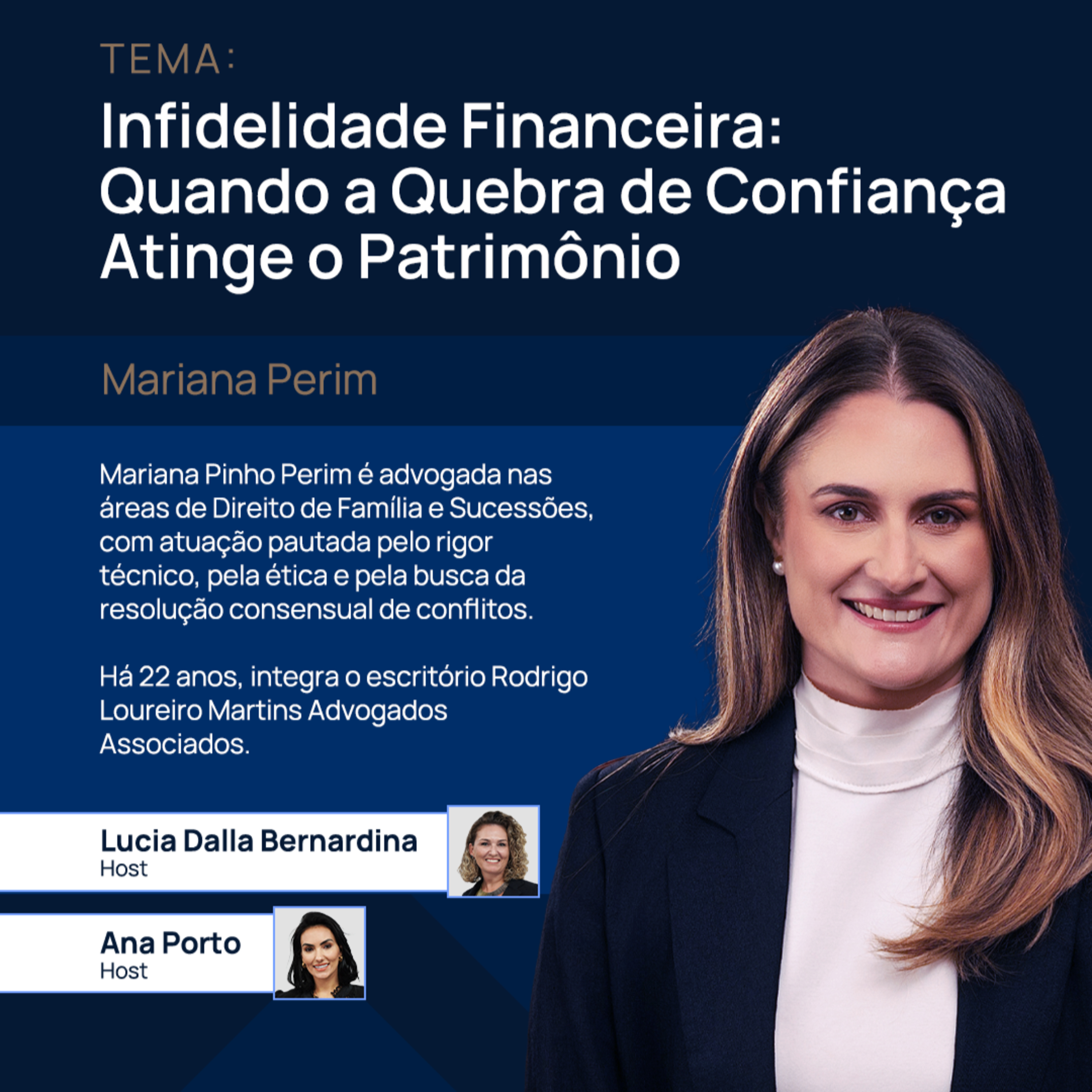 Mariana Perim | Infidelidade Financeira: Quebra de Confiança Atingindo Patrimônio | YouInvestor #40 episode artwork
