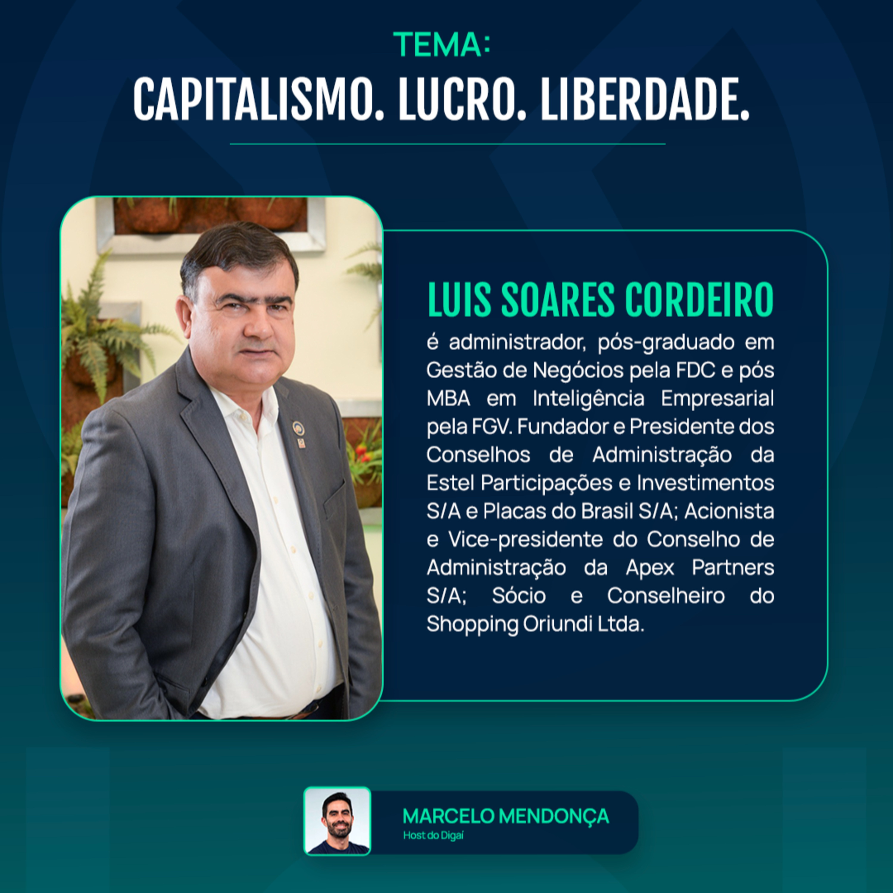 De Engraxate a Grupo Bilionário: A VERDADE Sobre Empreender No Brasil - Luis Cordeiro | Digaí #228 episode artwork