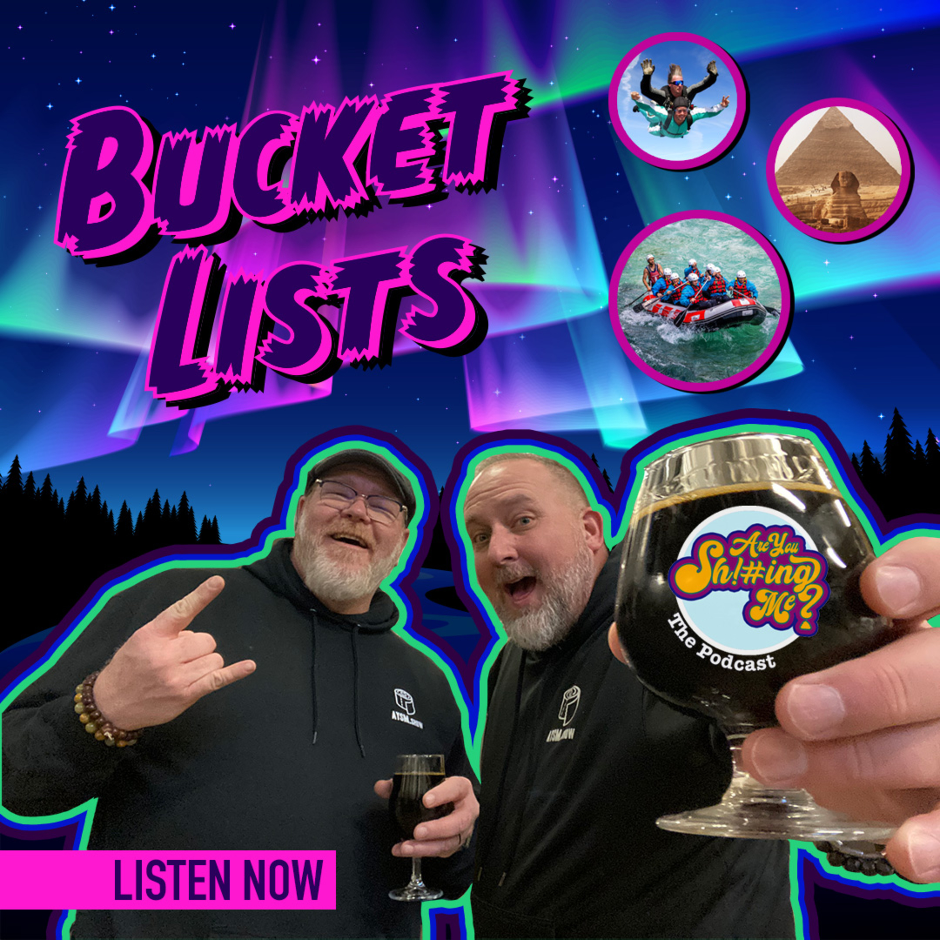 Bucket Lists: Skydiving 🪂, Road Trips 🚘 , and Swimming with Pigs 🐷? episode artwork