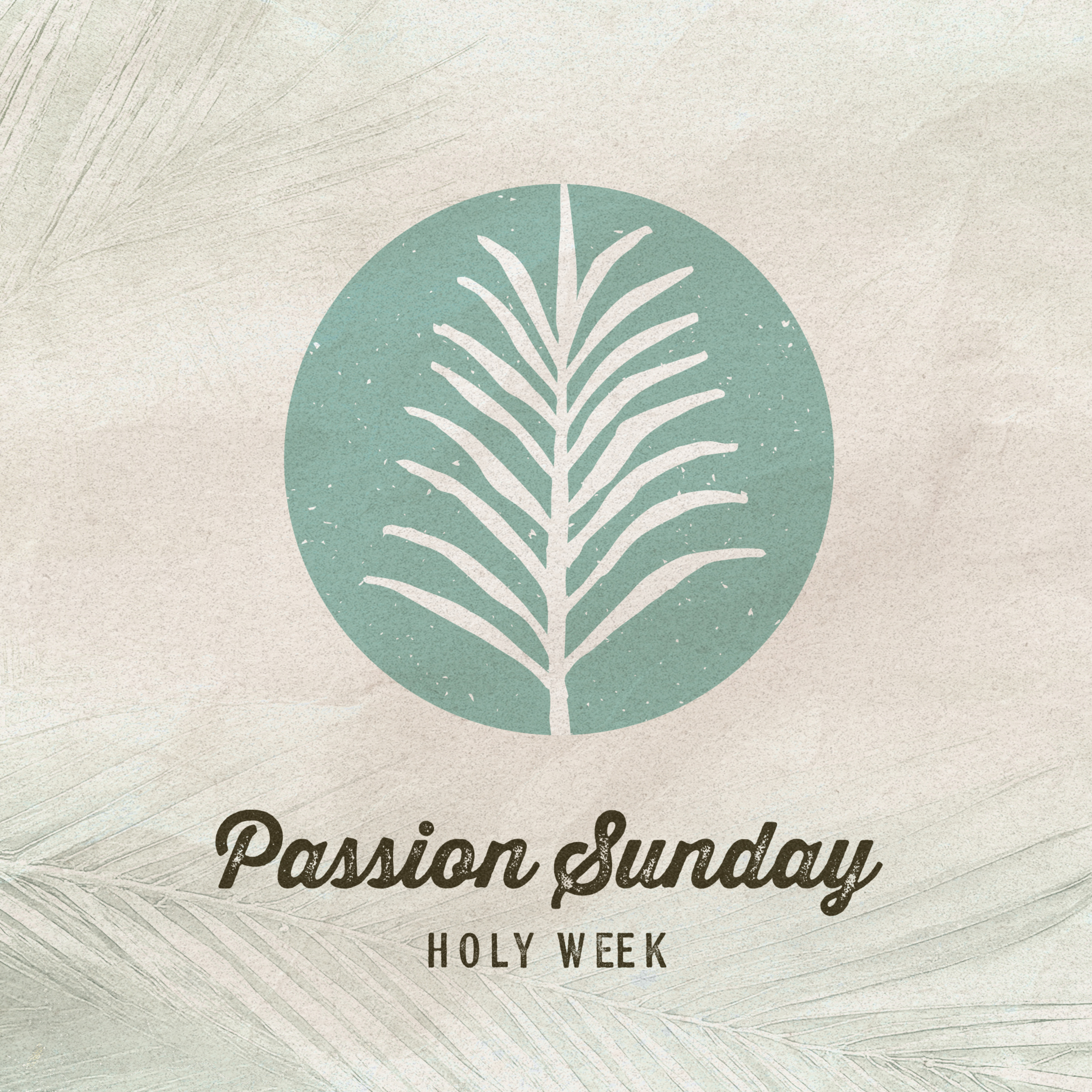 Passion Sunday - April 13, 2025 episode artwork