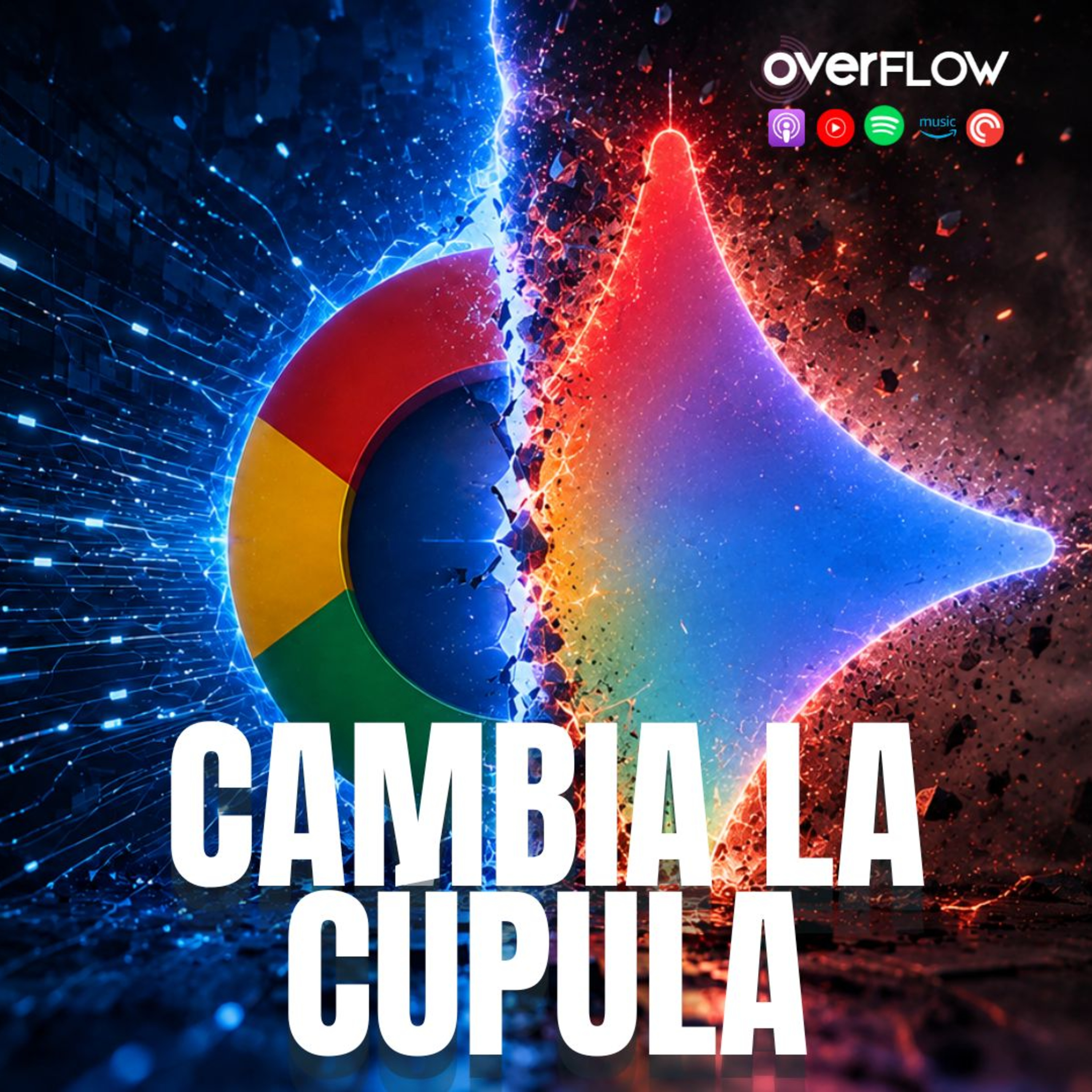 Google cambia el mando de su IA en pleno avance de Gemini | OVERFLOW 060826 episode artwork