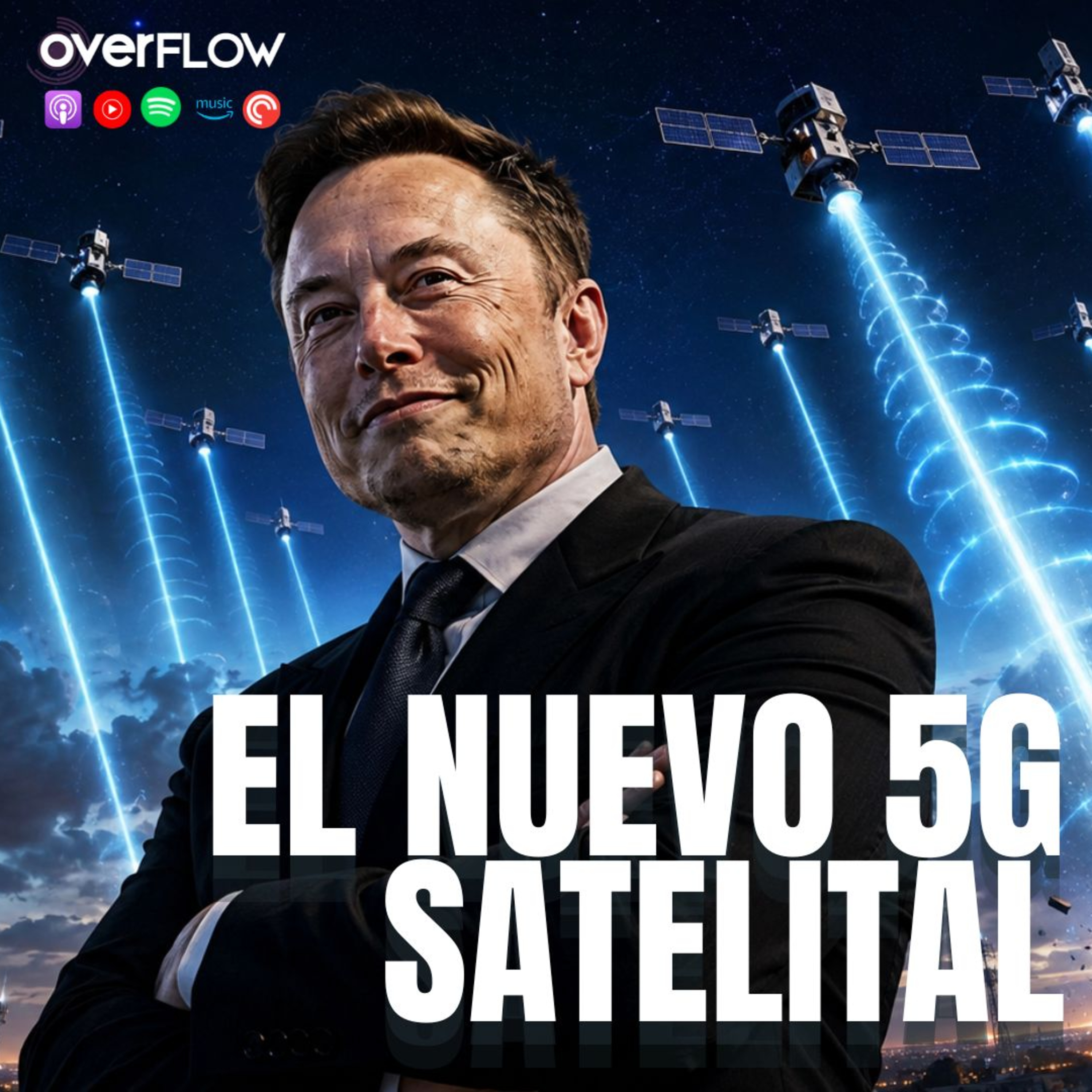 SpaceX quiere convertir cualquier celular en un teléfono satelital | OVERFLOW 070826 episode artwork