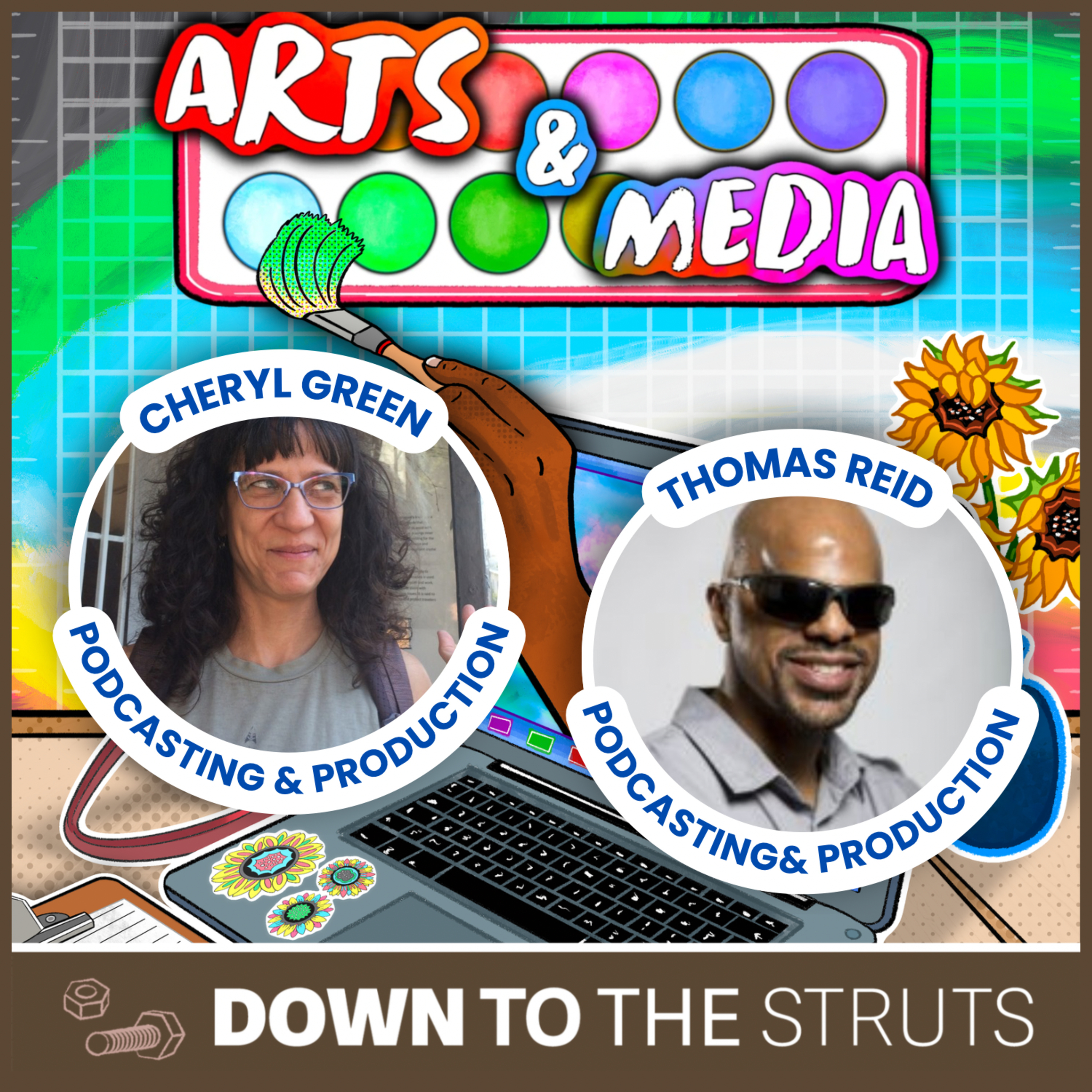 Arts & Media Mini Series - Recast of Disabled Podcasters Unite with Cheryl Green & Thomas Reid episode artwork
