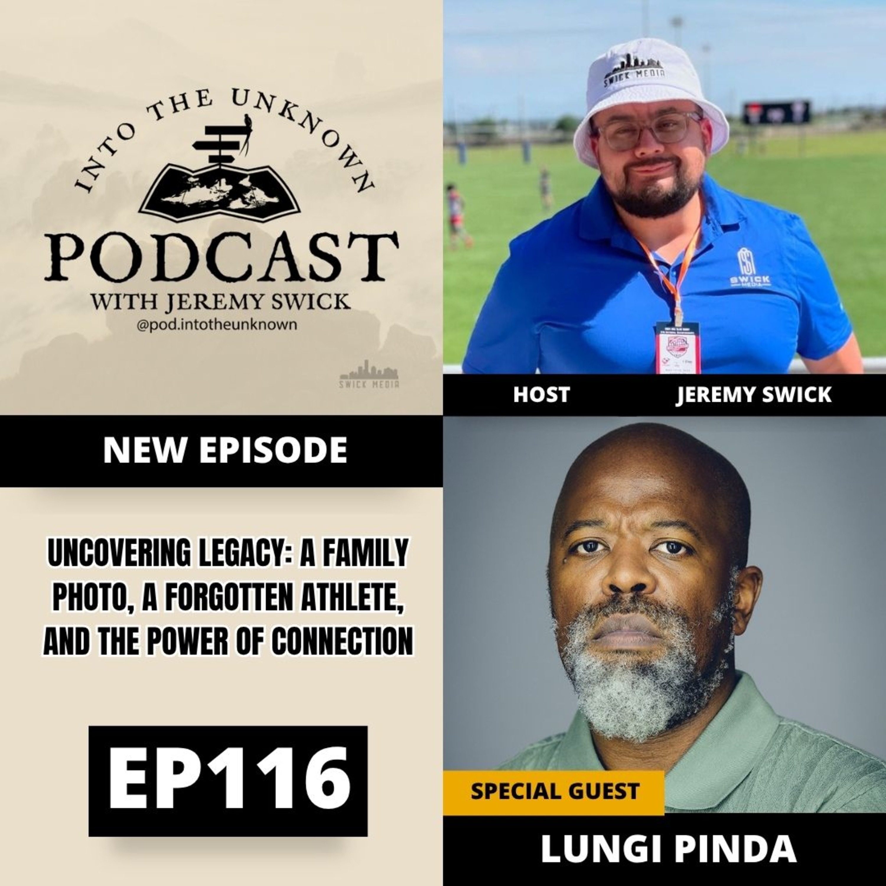 EP116: Uncovering Legacy: A Family Photo, A Forgotten Athlete, And The Power Of Connection with Lungi Pinda episode artwork
