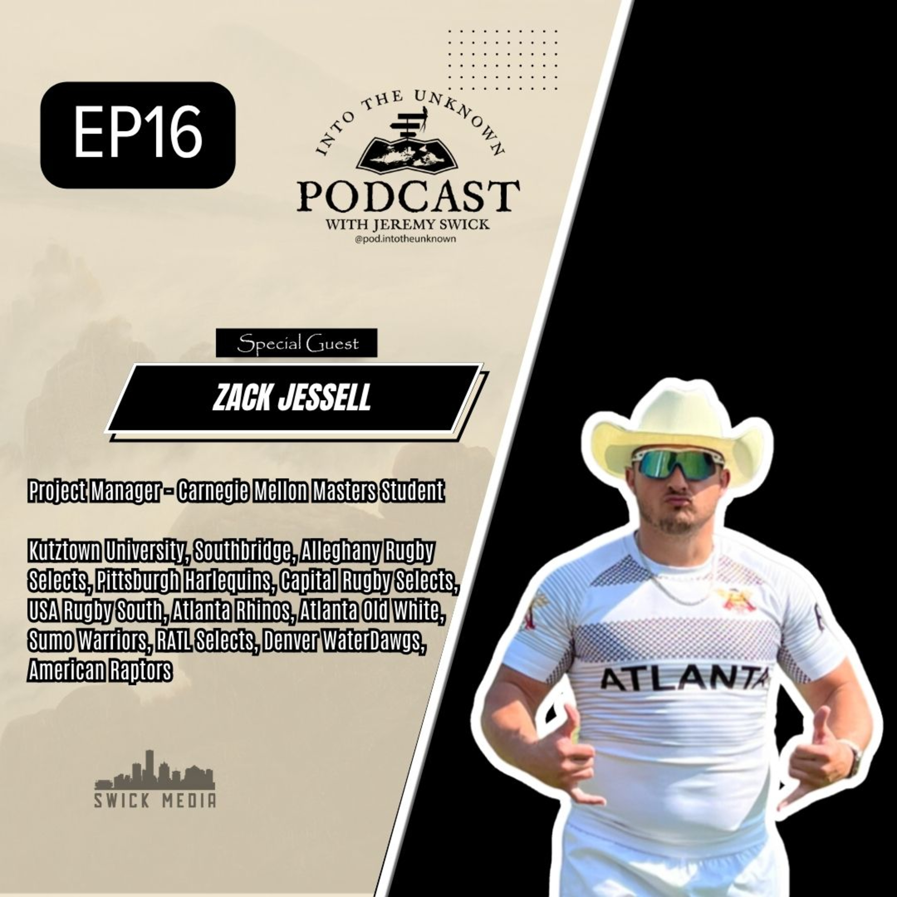 EP16: American Raptors - Colorado Crossover Rugby member Zack Jessell shares his rugby journey episode artwork