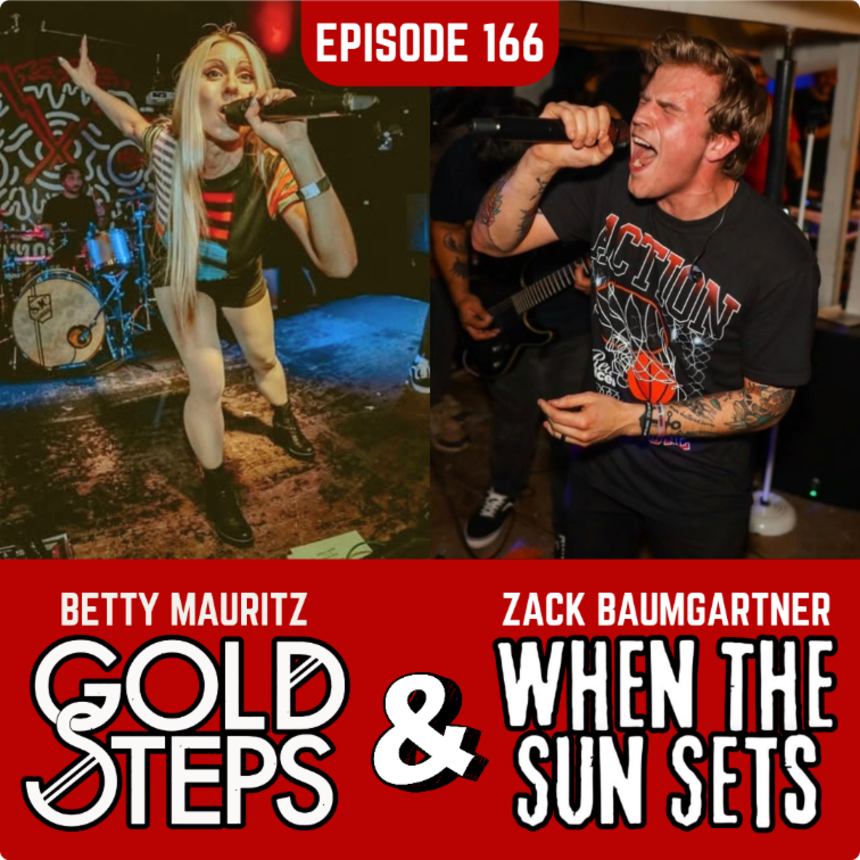 EP166 GOLD STEPS & WHEN THE SUN SETS episode artwork