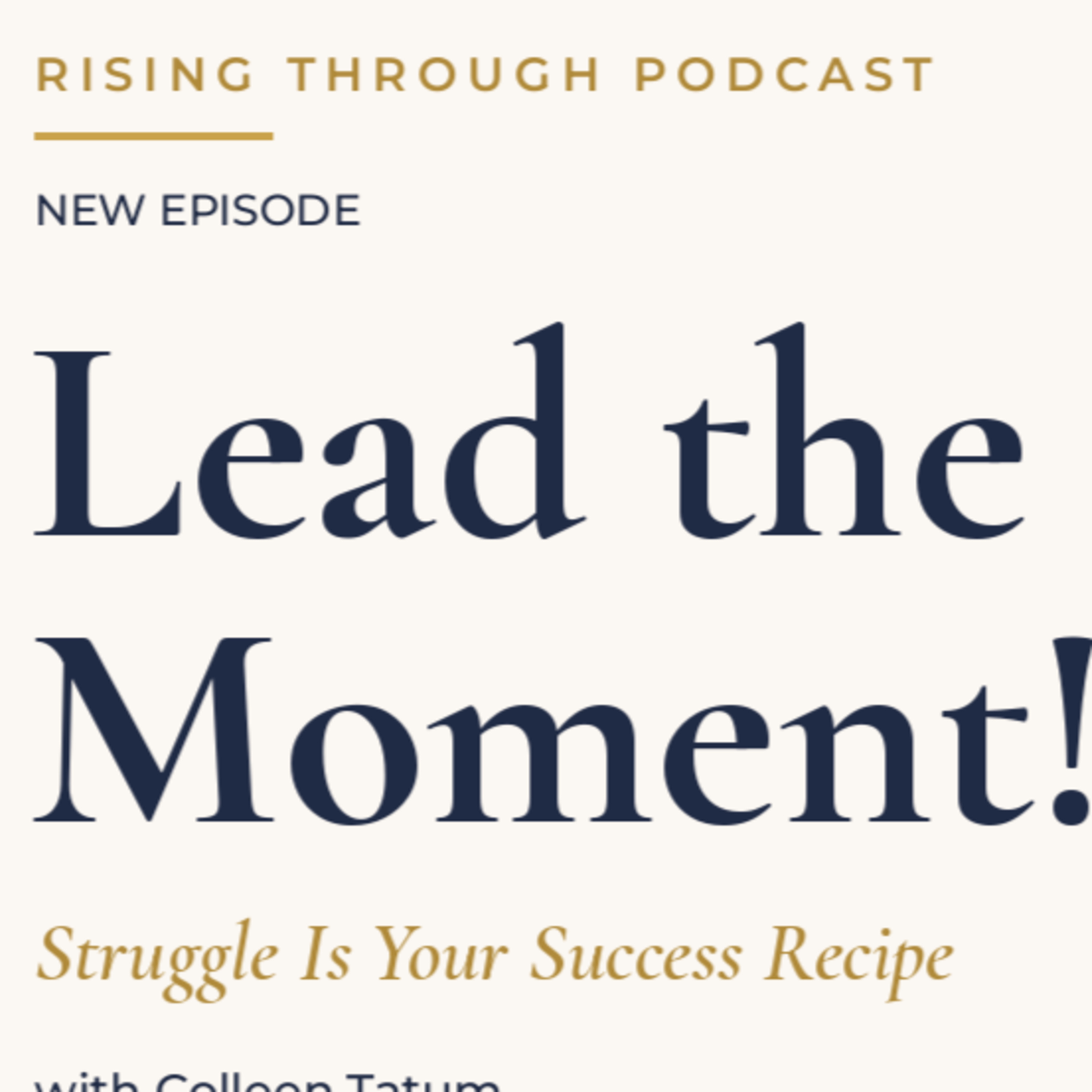 Lead the Moment  episode artwork