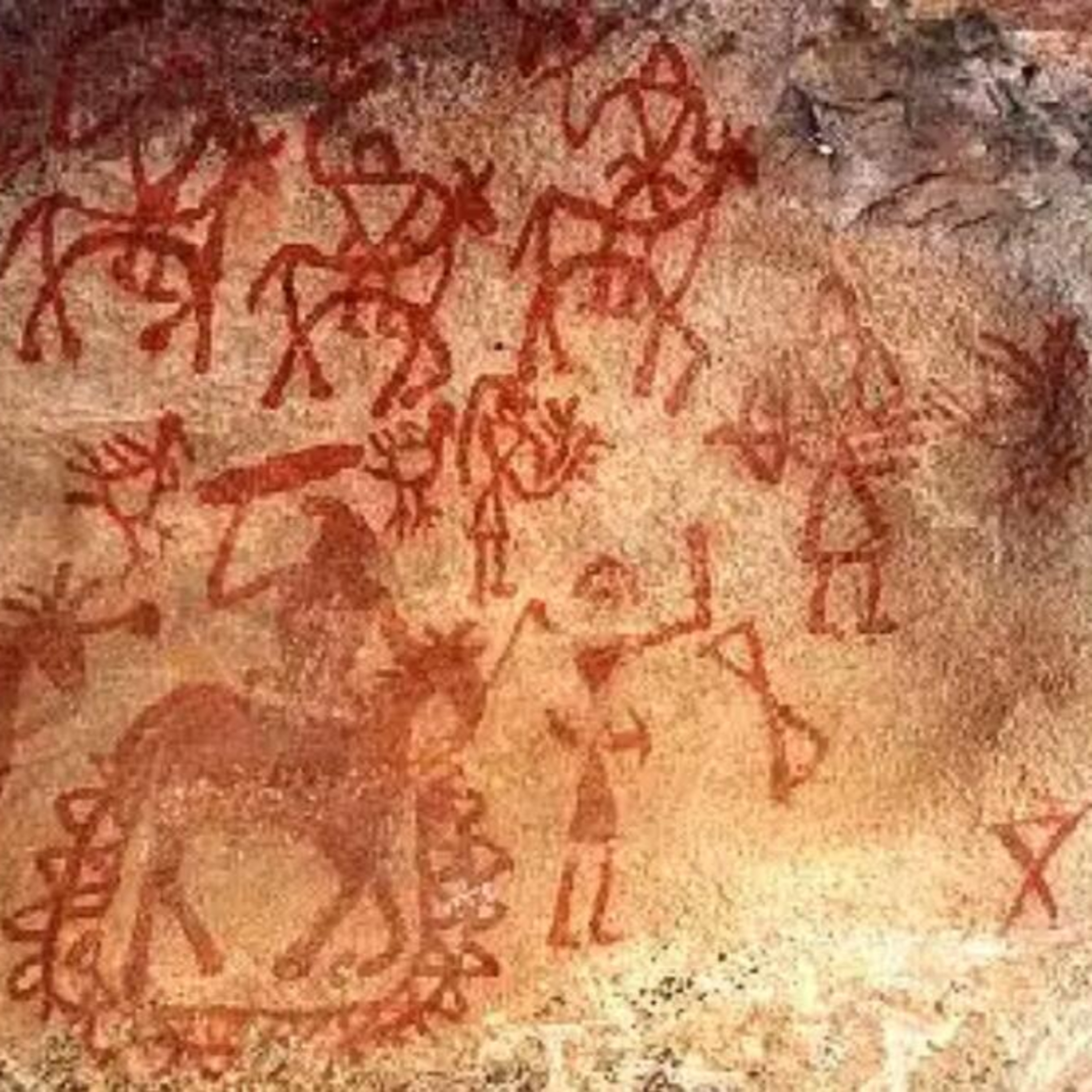 #99 - Bhimbetka rock shelters (40,000 BCE - 1500 CE) episode artwork