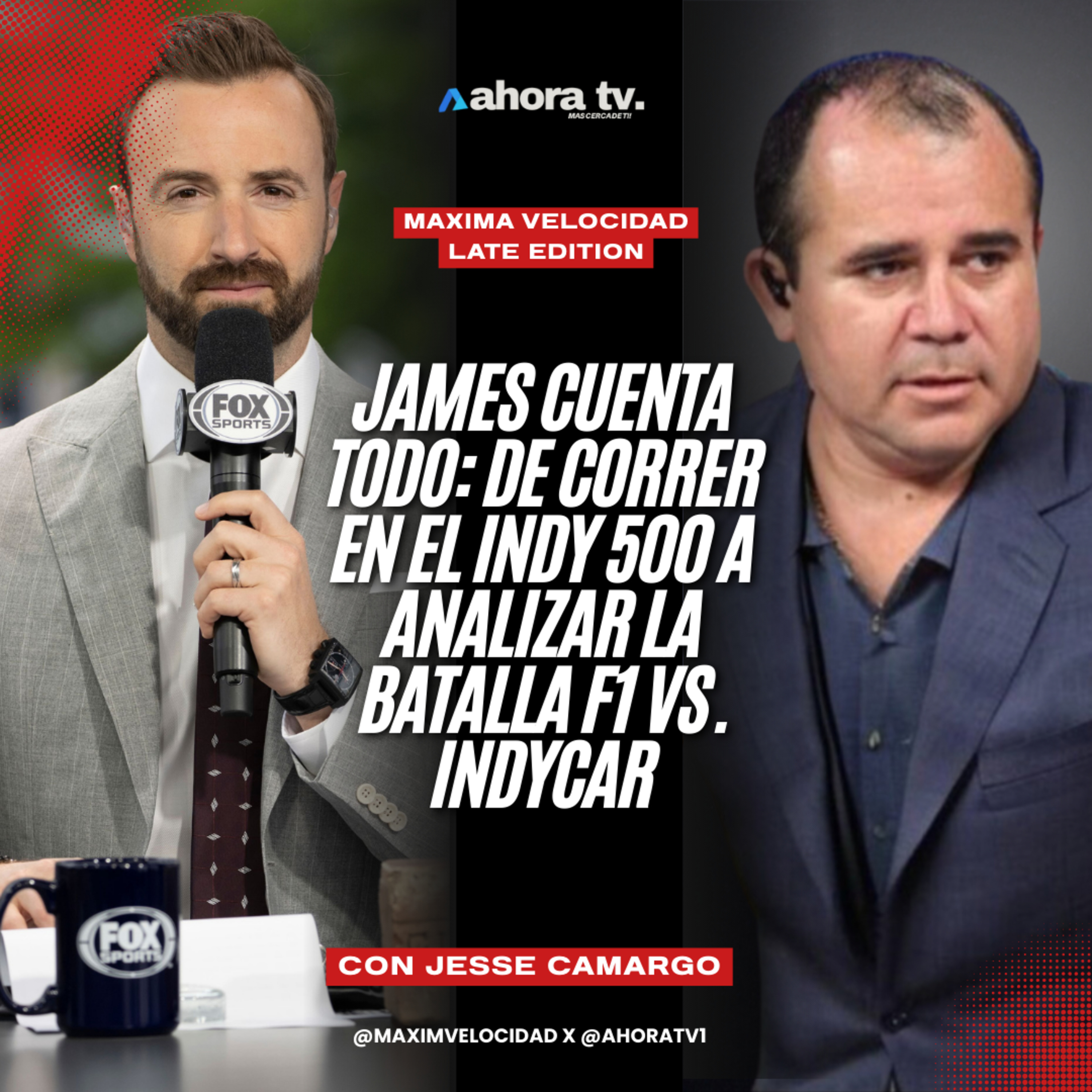 Máxima Velocidad Late Edition 🚦 James Hinchecliffe destapa la verdad: ¿IndyCar o F1? episode artwork