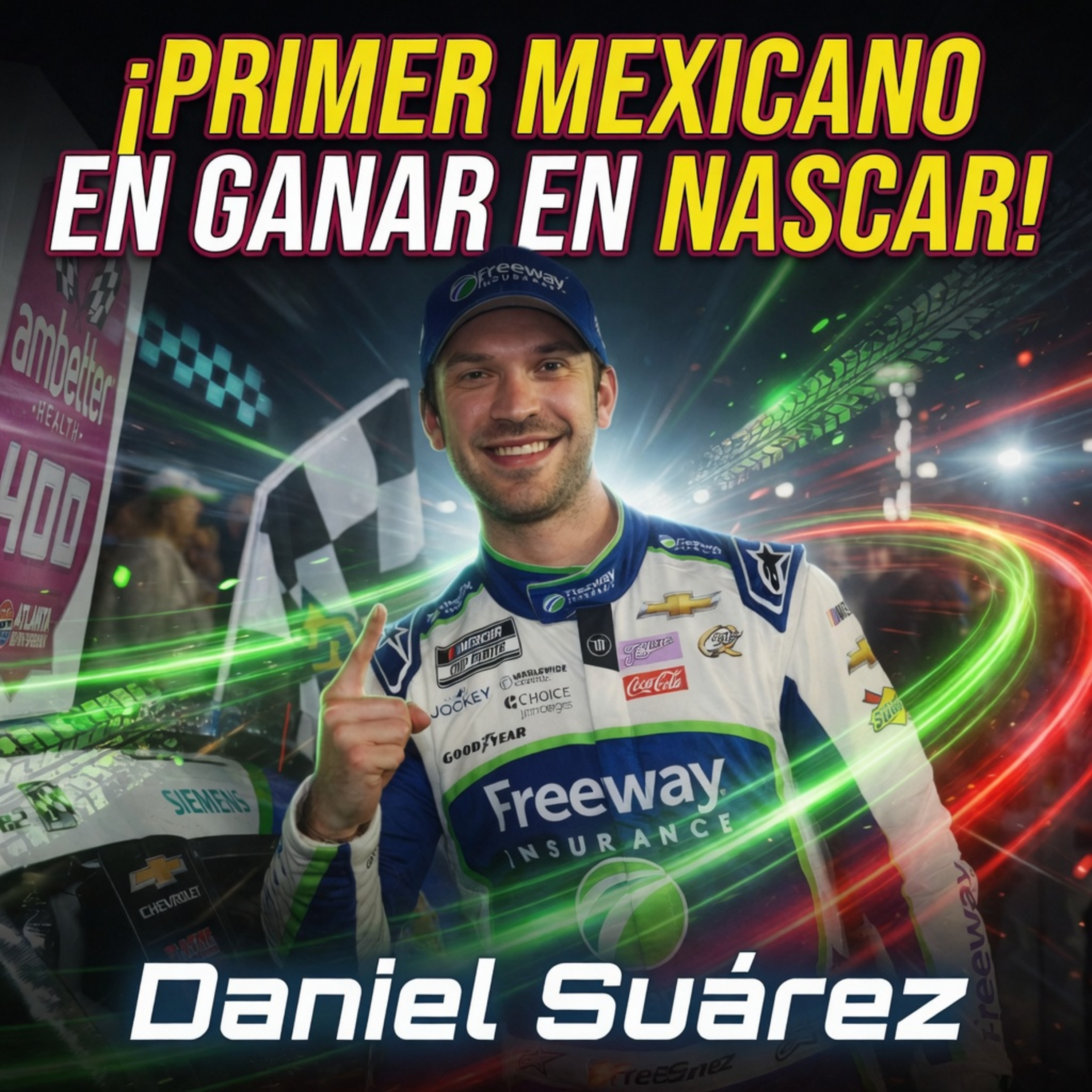 Daniel Suárez Gana la Coca-Cola 600 2026 + Su Primera Victoria Histórica como Mexicano en NASCAR episode artwork
