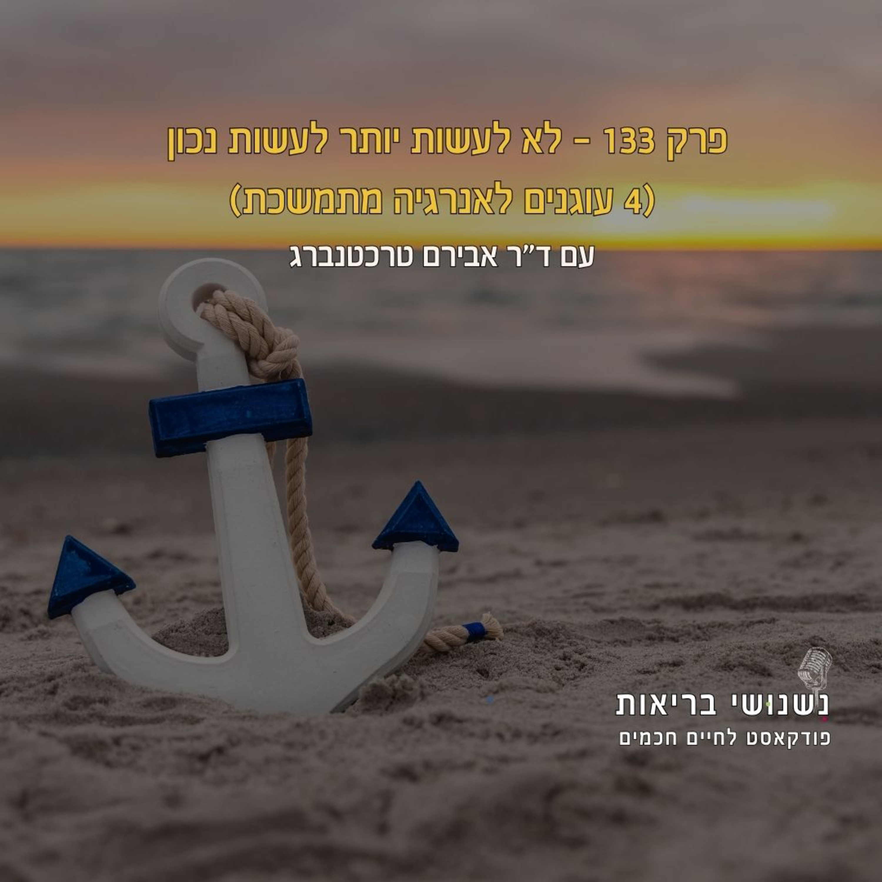 פרק 133 - לא לעשות יותר לעשות נכון (4 עוגנים לאנרגיה מתמשכת) episode artwork