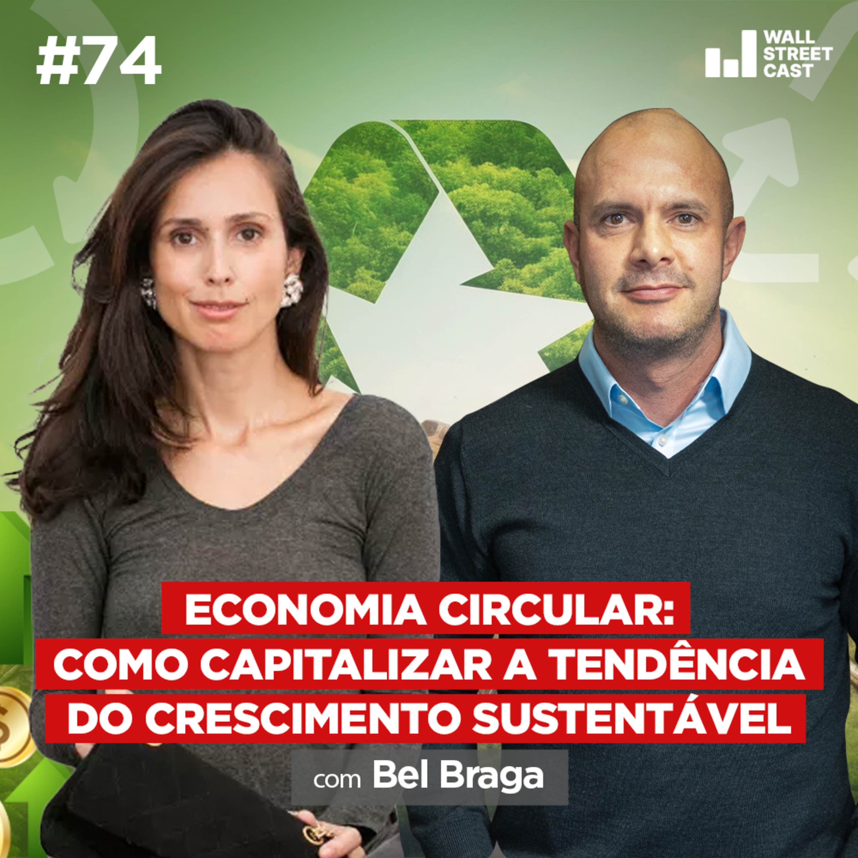 Economia circular: Estratégias sustentáveis para negócios lucrativos – Wall Street Cast EP 74 episode artwork