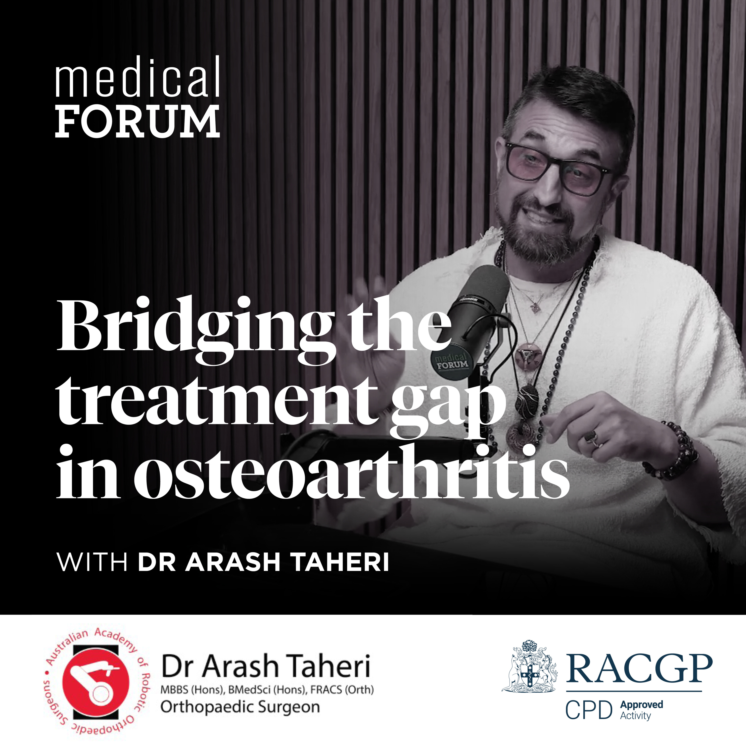 Bridging the treatment gap in osteoarthritis  episode artwork