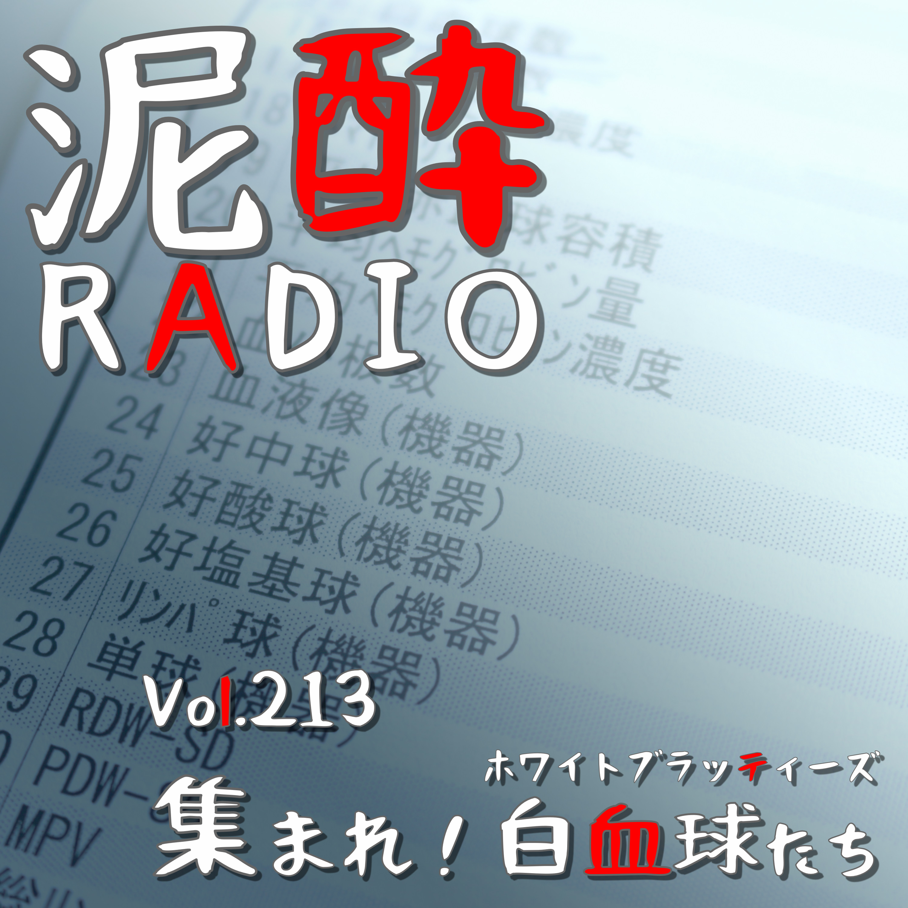Vol.213 集まれ！白血球たち（ホワイトブラッティーズ）｜連休前にまさかの体調不良…コロナ・インフル・溶連菌は大丈夫？5日間の自宅療養を経て感じた健康の大切さ。酒を呑みながら（!?）切々と語ります…｜ココロクラフトホワイトエール/サッポロビール episode artwork