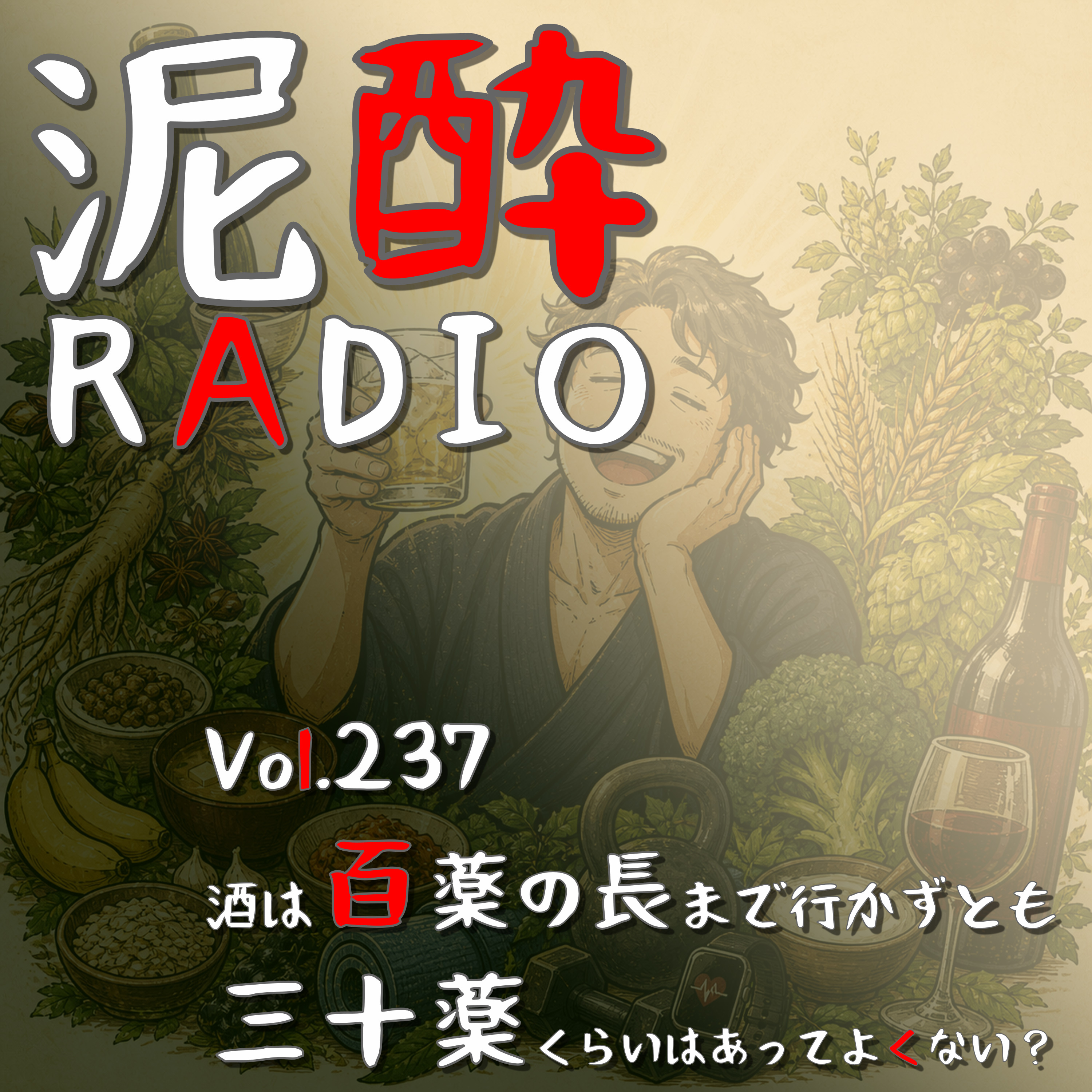 Vol.237 酒は百薬の長まで行かずとも三十薬くらいはあってよくない？｜｜ほろよい ビタミックス/サントリー episode artwork