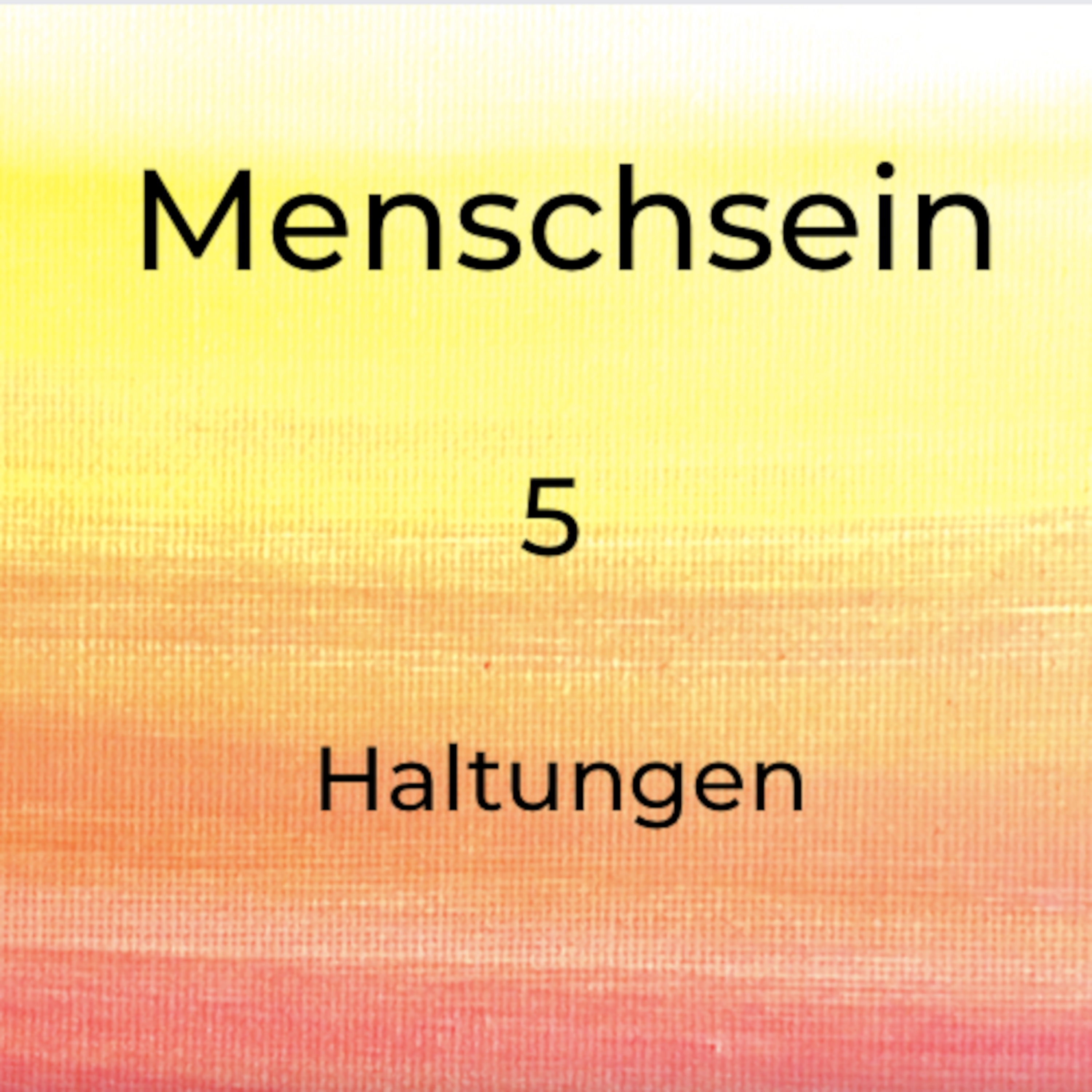 Menschsein