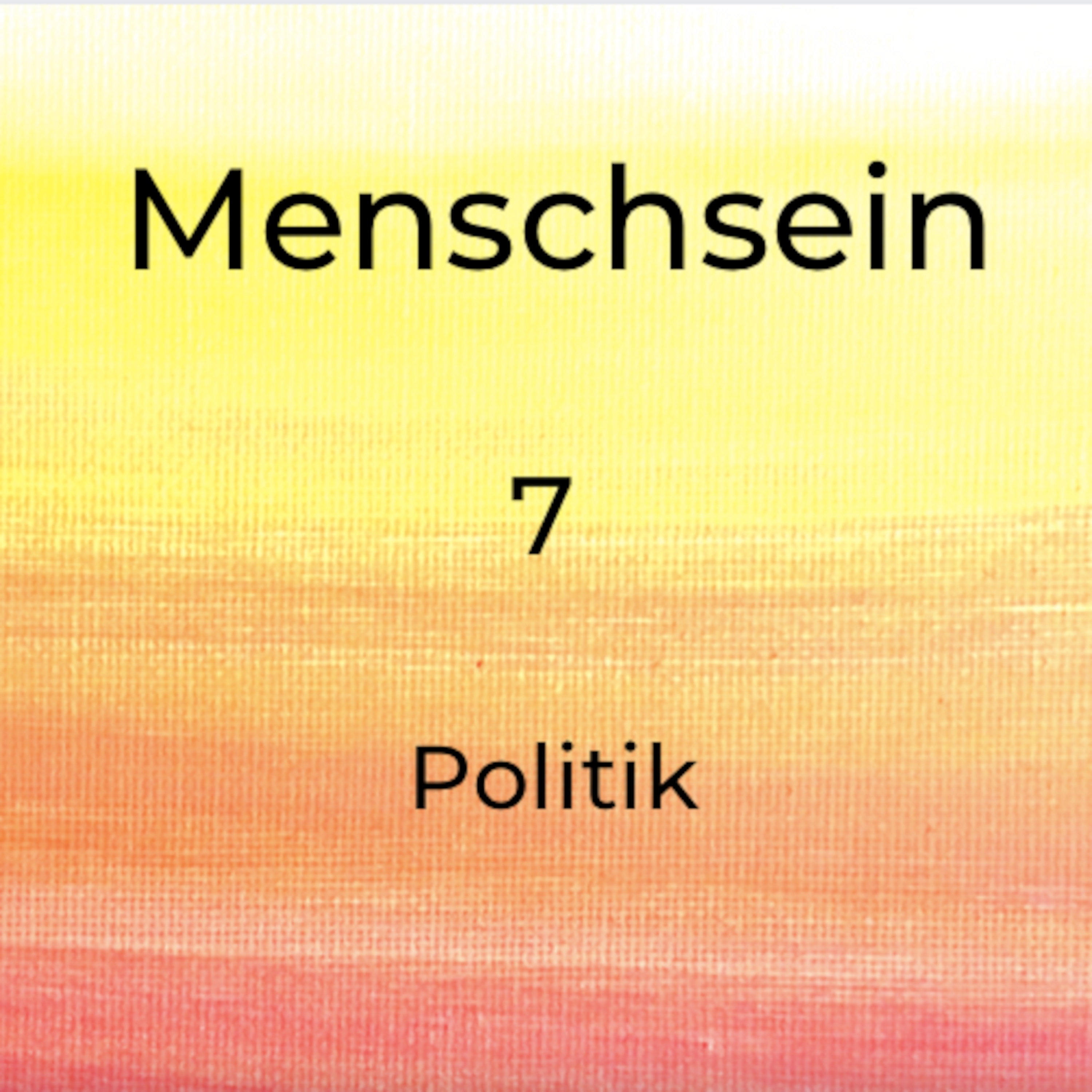 Menschsein