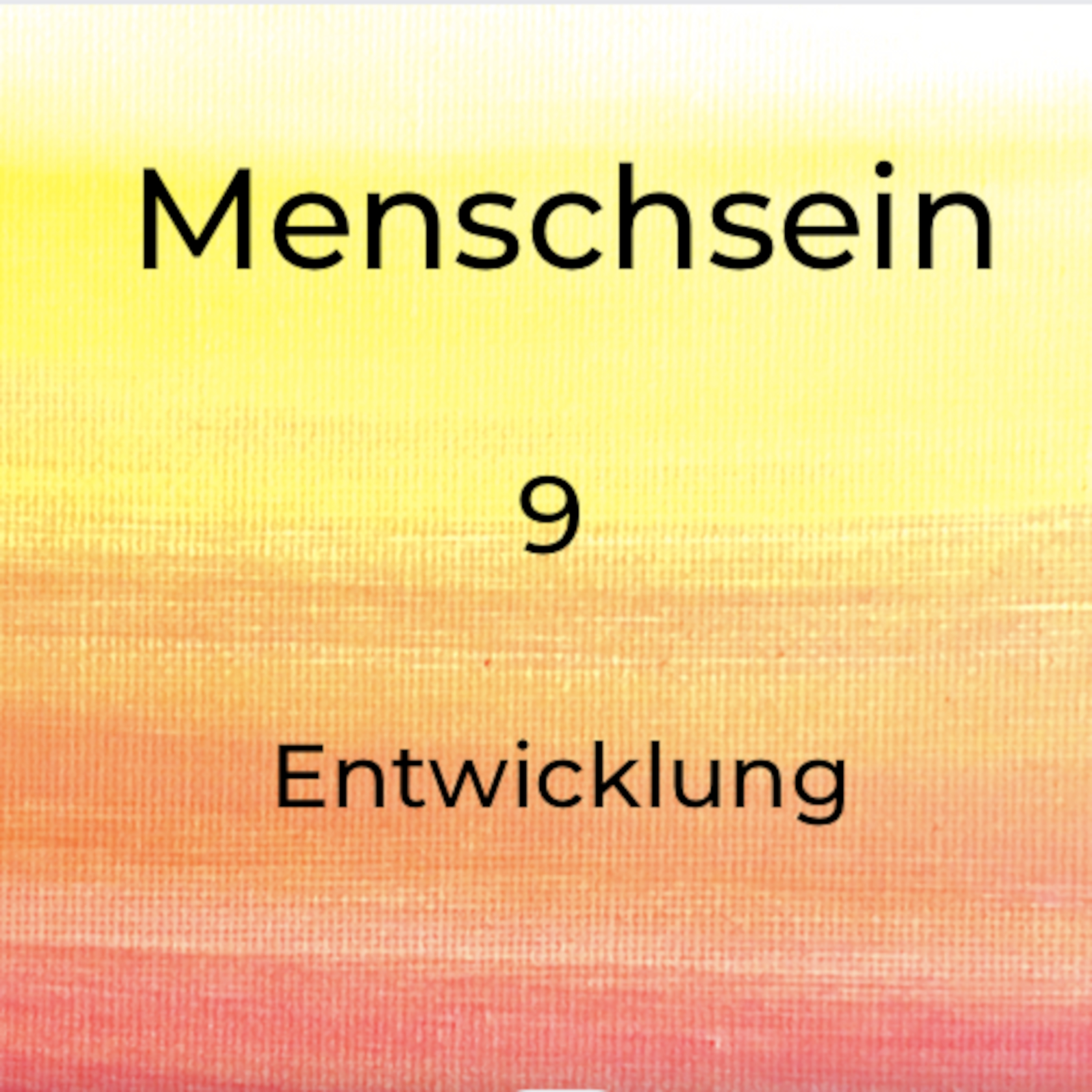 Menschsein