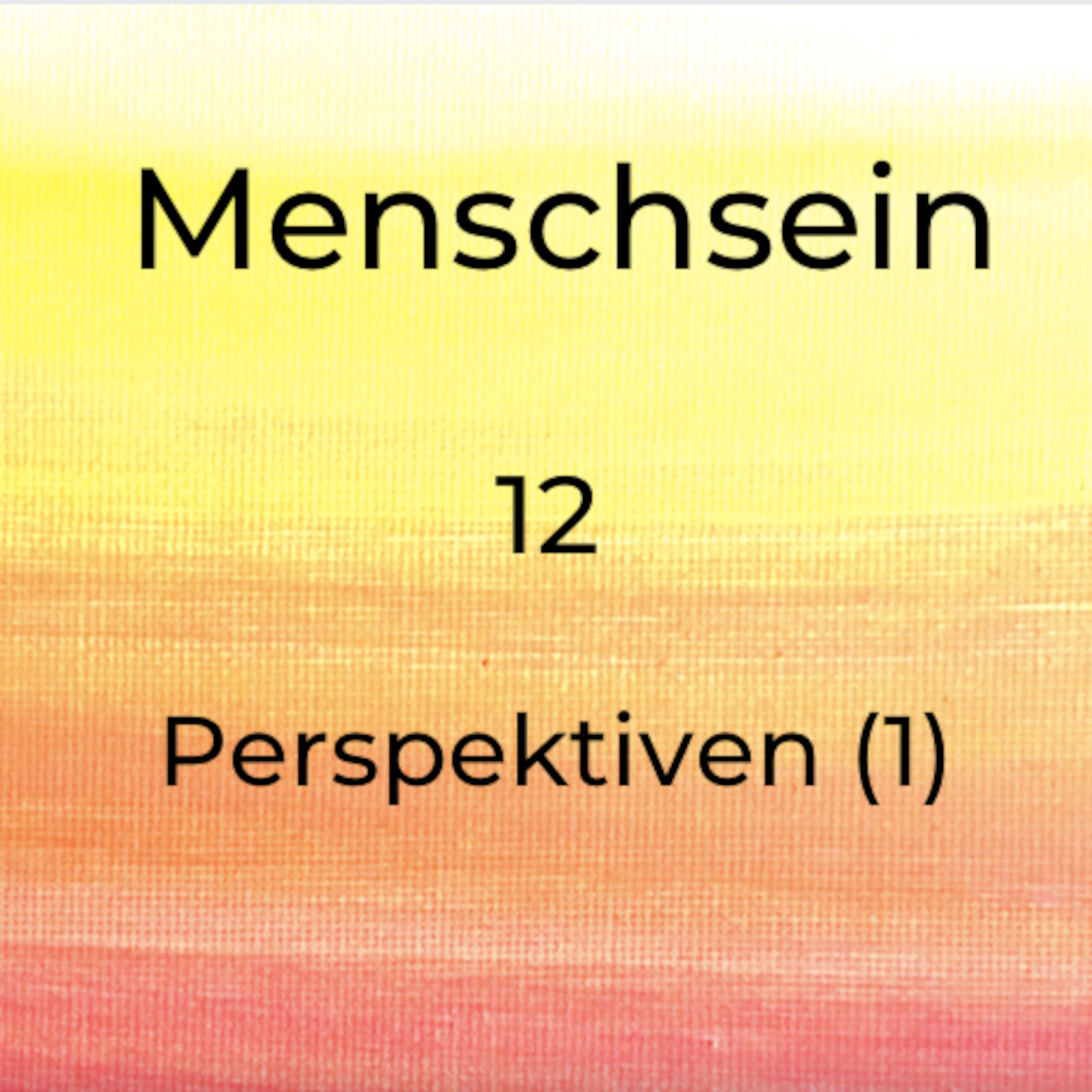 Menschsein