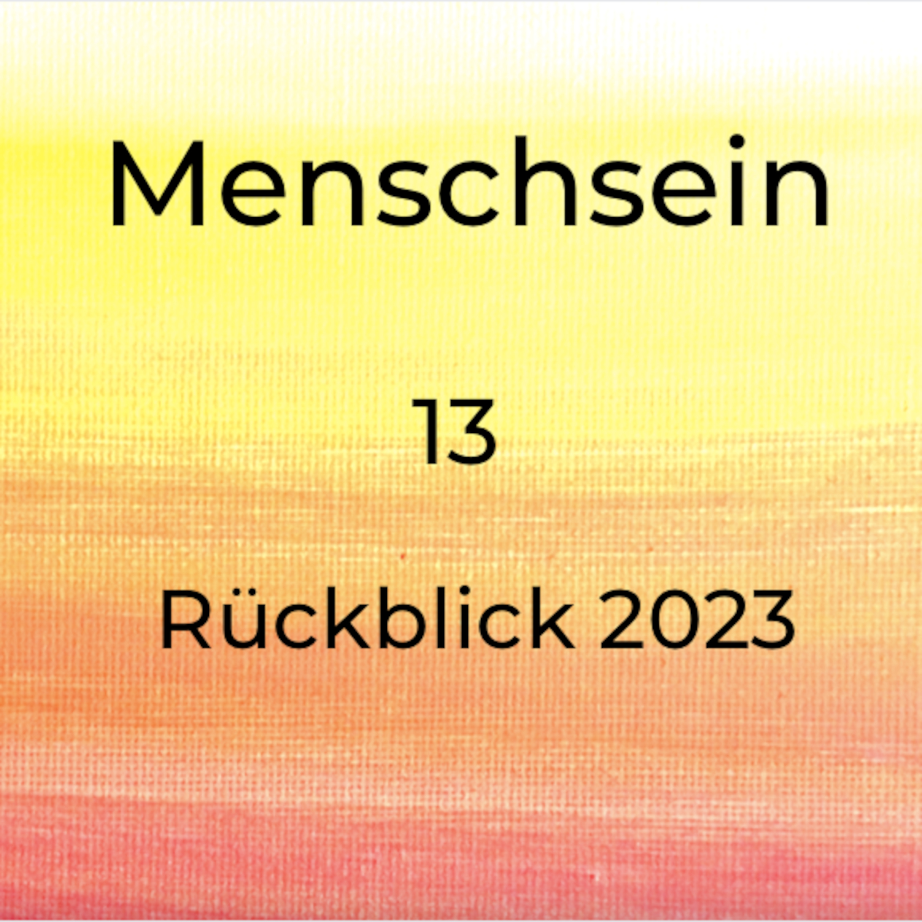 Menschsein
