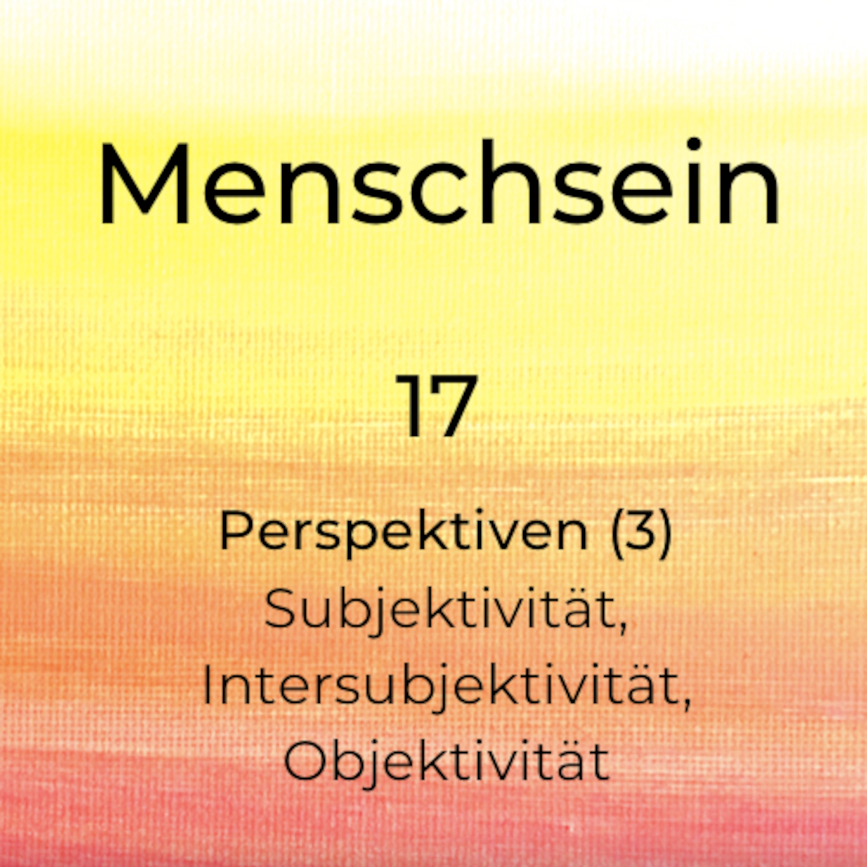 Menschsein