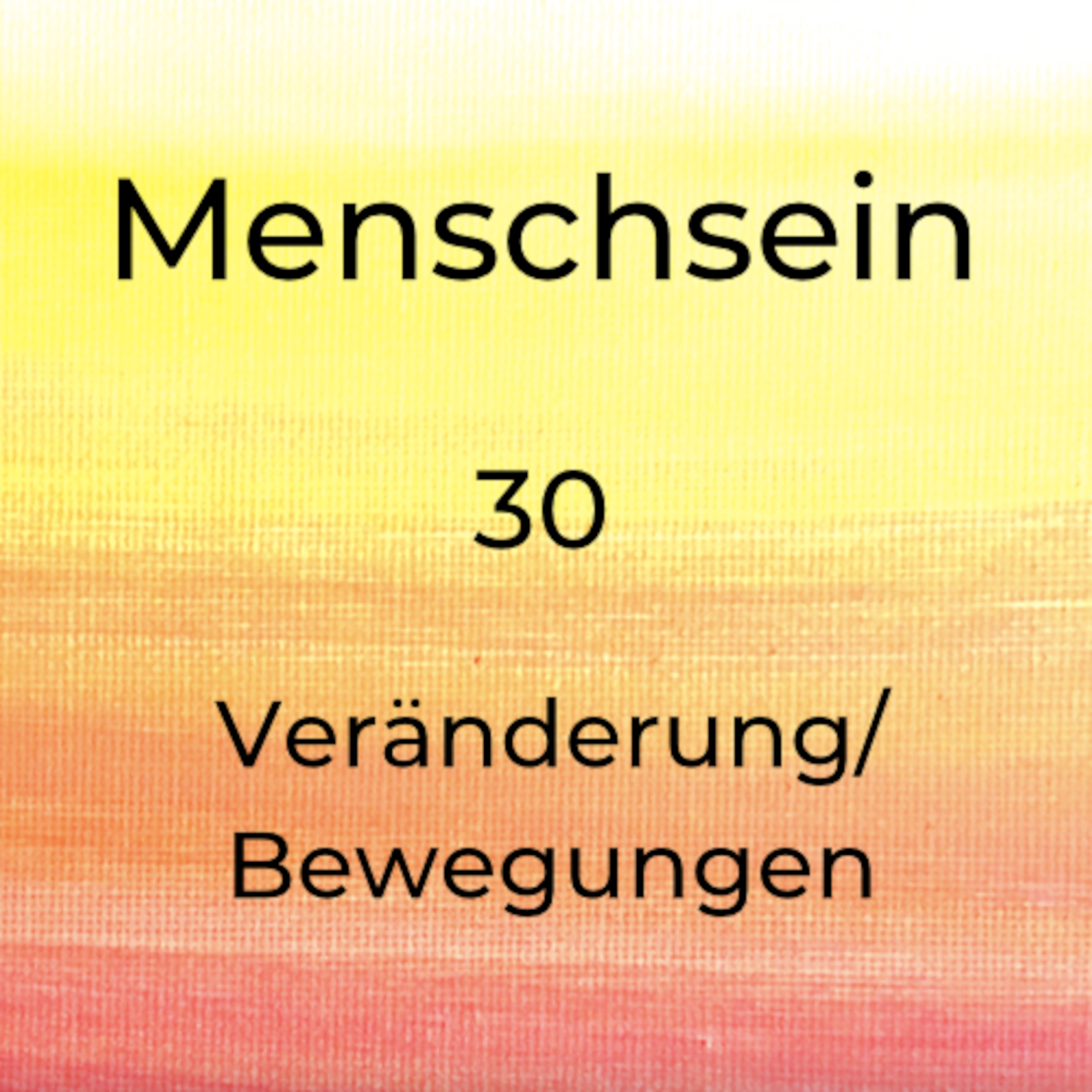 Menschsein