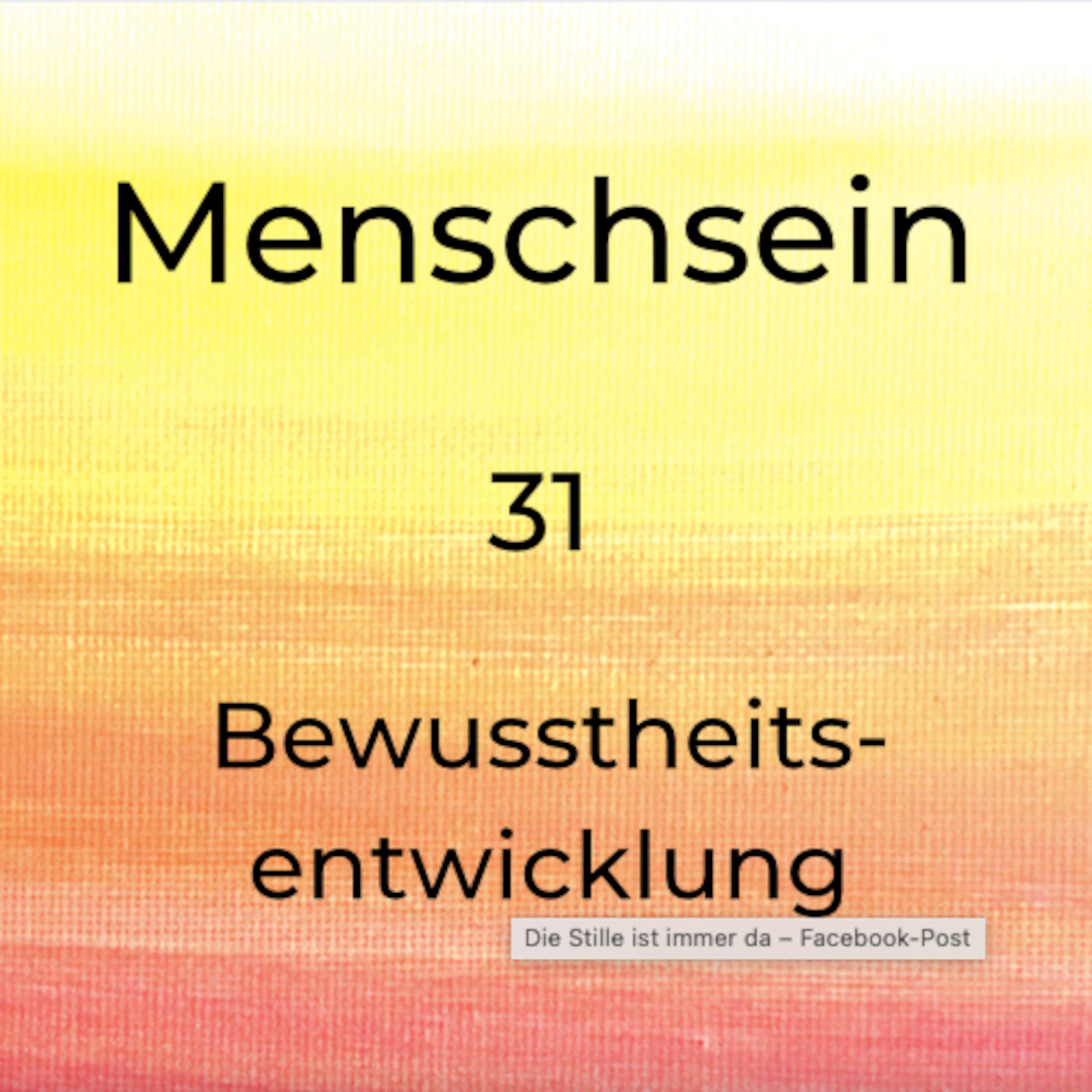 Menschsein