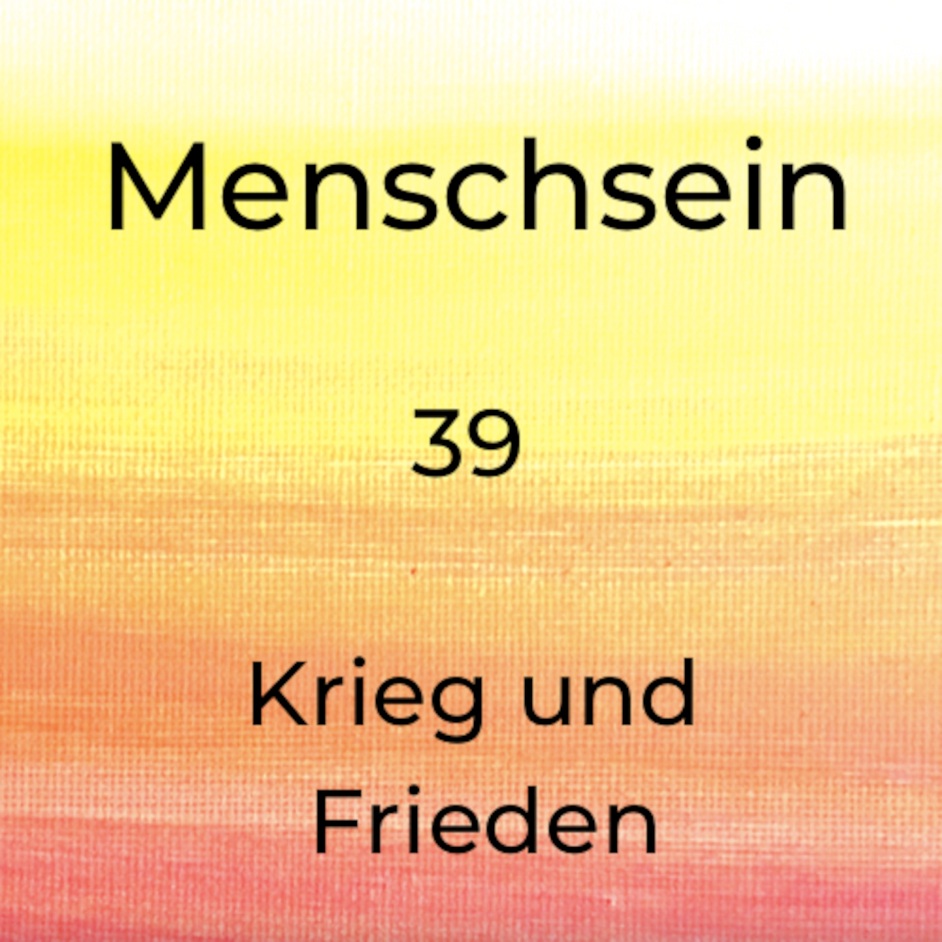 Menschsein
