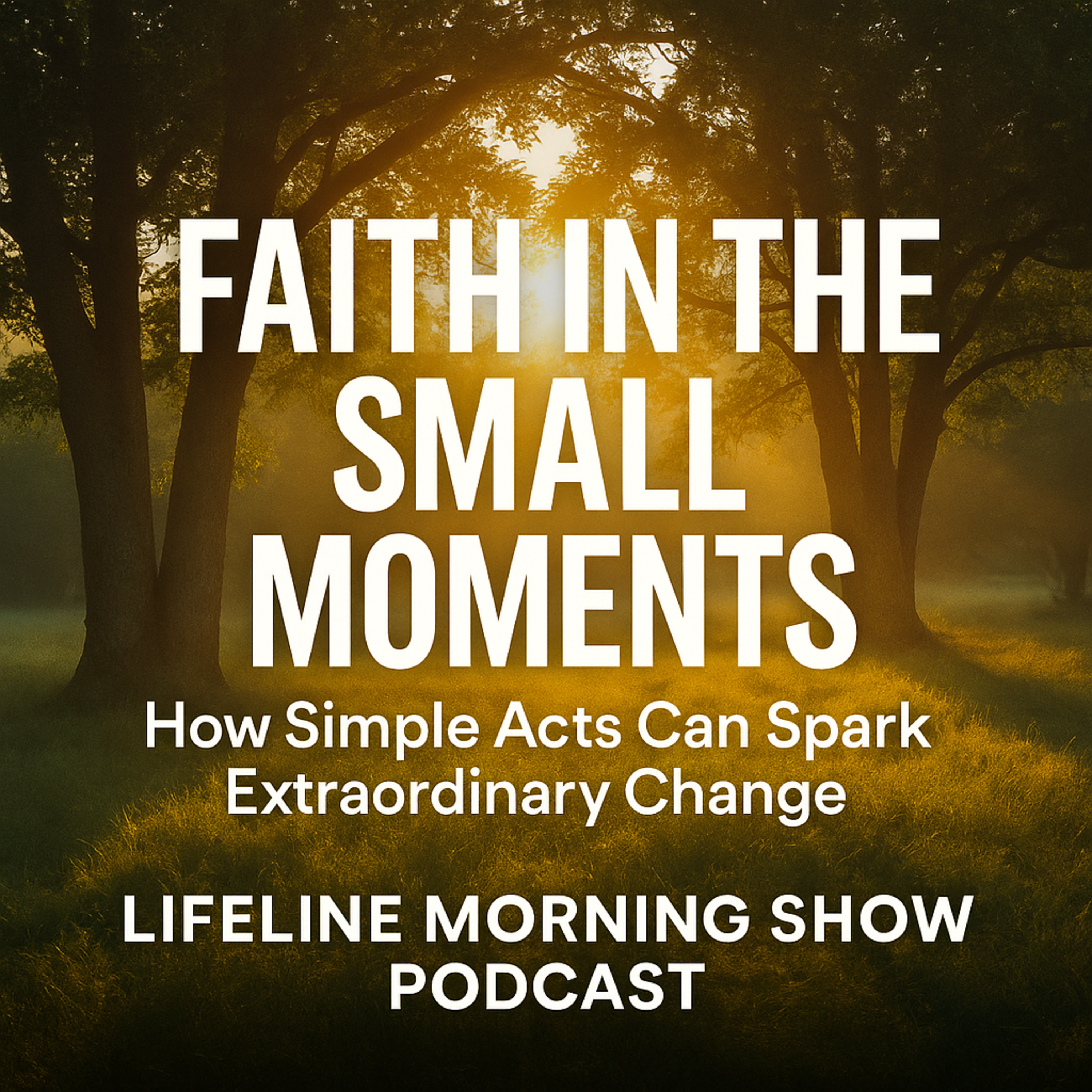 Faith in the Small Moments: How Simple Acts Can Spark Extraordinary Change episode artwork