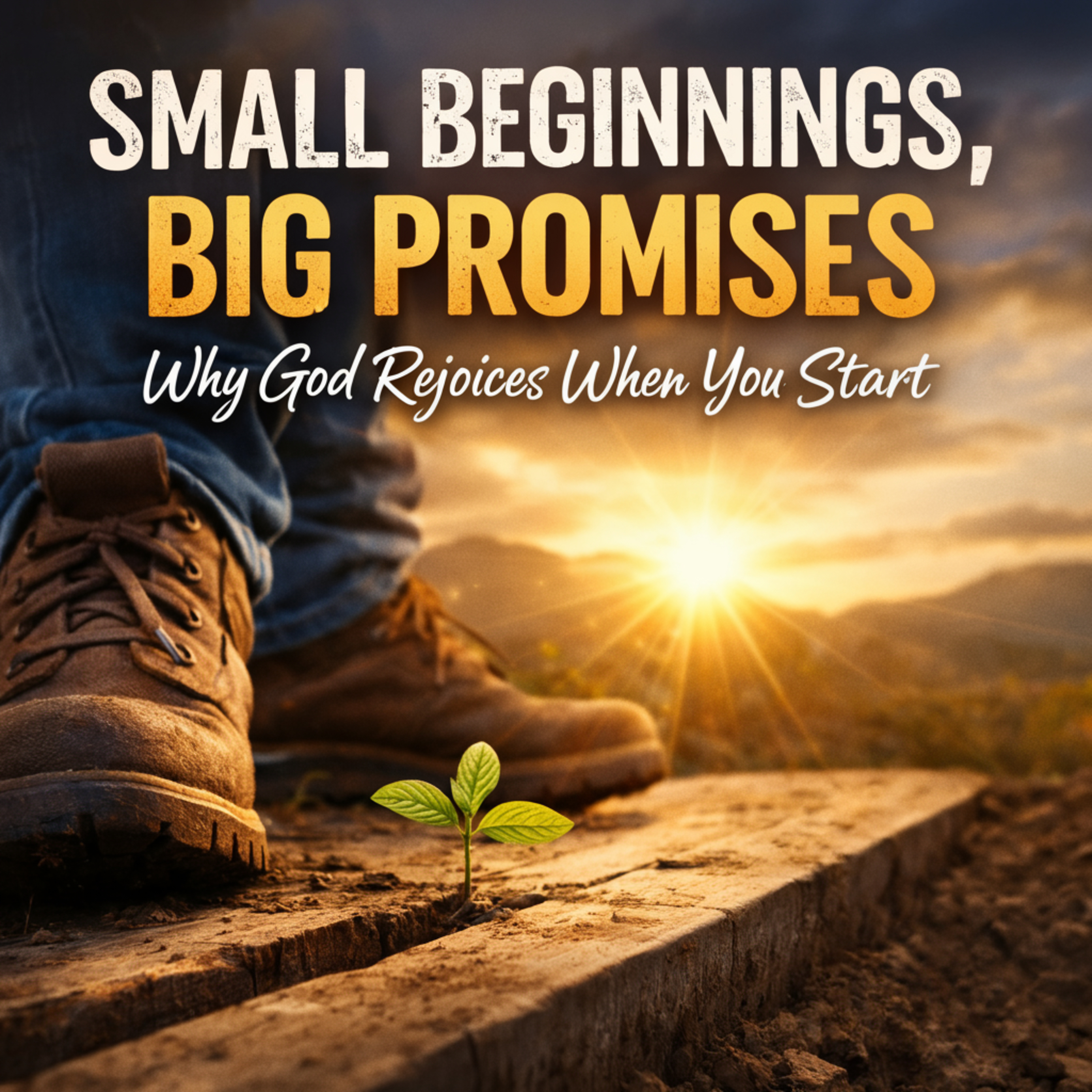 Small Beginnings, Big Promises: Why God Rejoices When You Start (Even Imperfectly) episode artwork